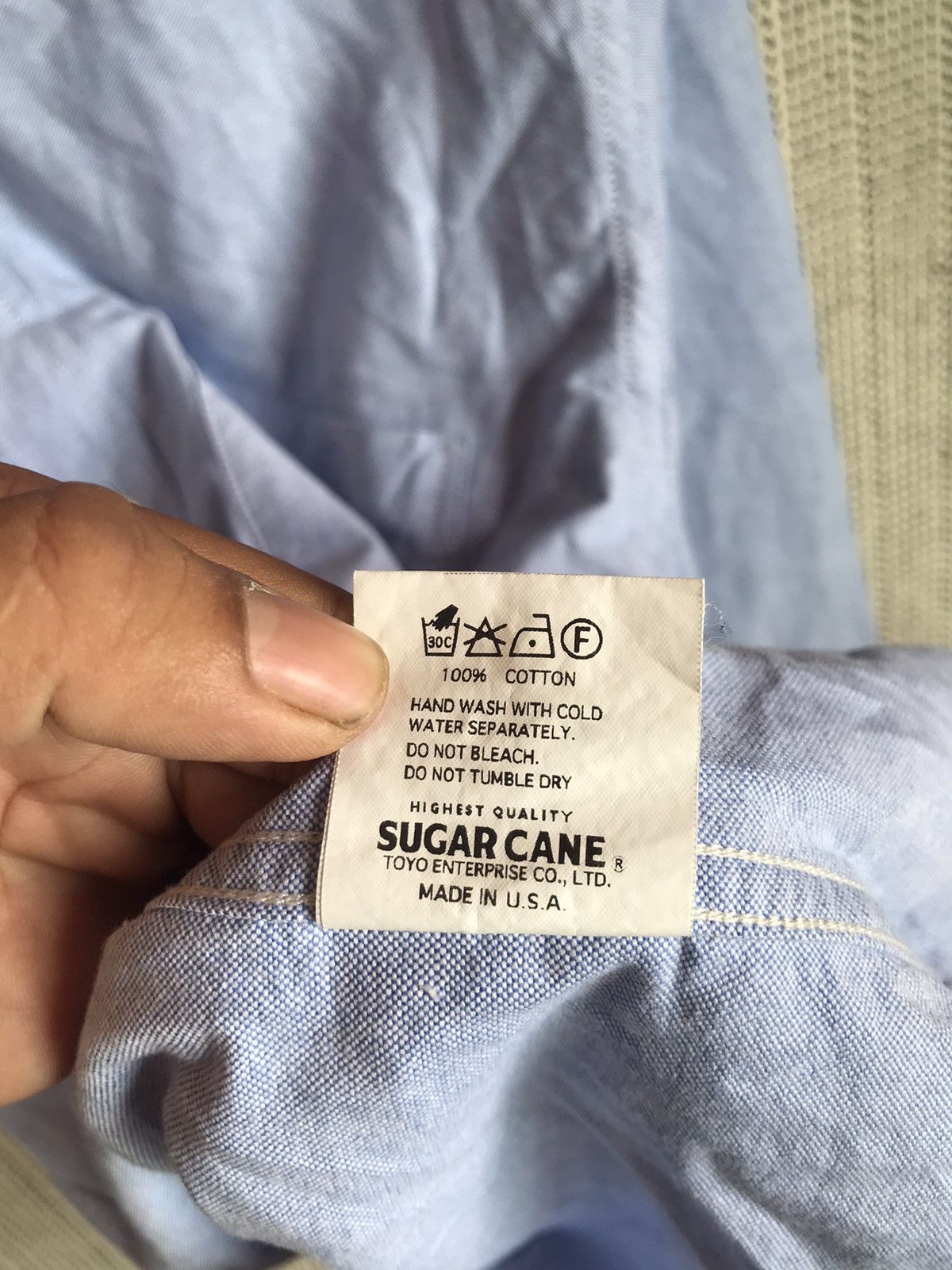 Sugar Cane ‼️VINTAGE SUGAR CANE SHIRT BUTTON UPS BY TOYO ENTERPISE‼️ Size US XL / EU 56 / 4 - 7 Thumbnail