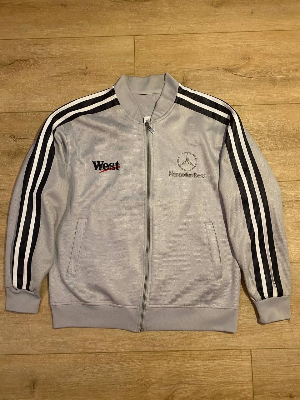 Mercedes-Benz Adidas McLaren Mercedes West Track Jacket Grey Size US M / EU 48-50 / 2 - 2 Thumbnail