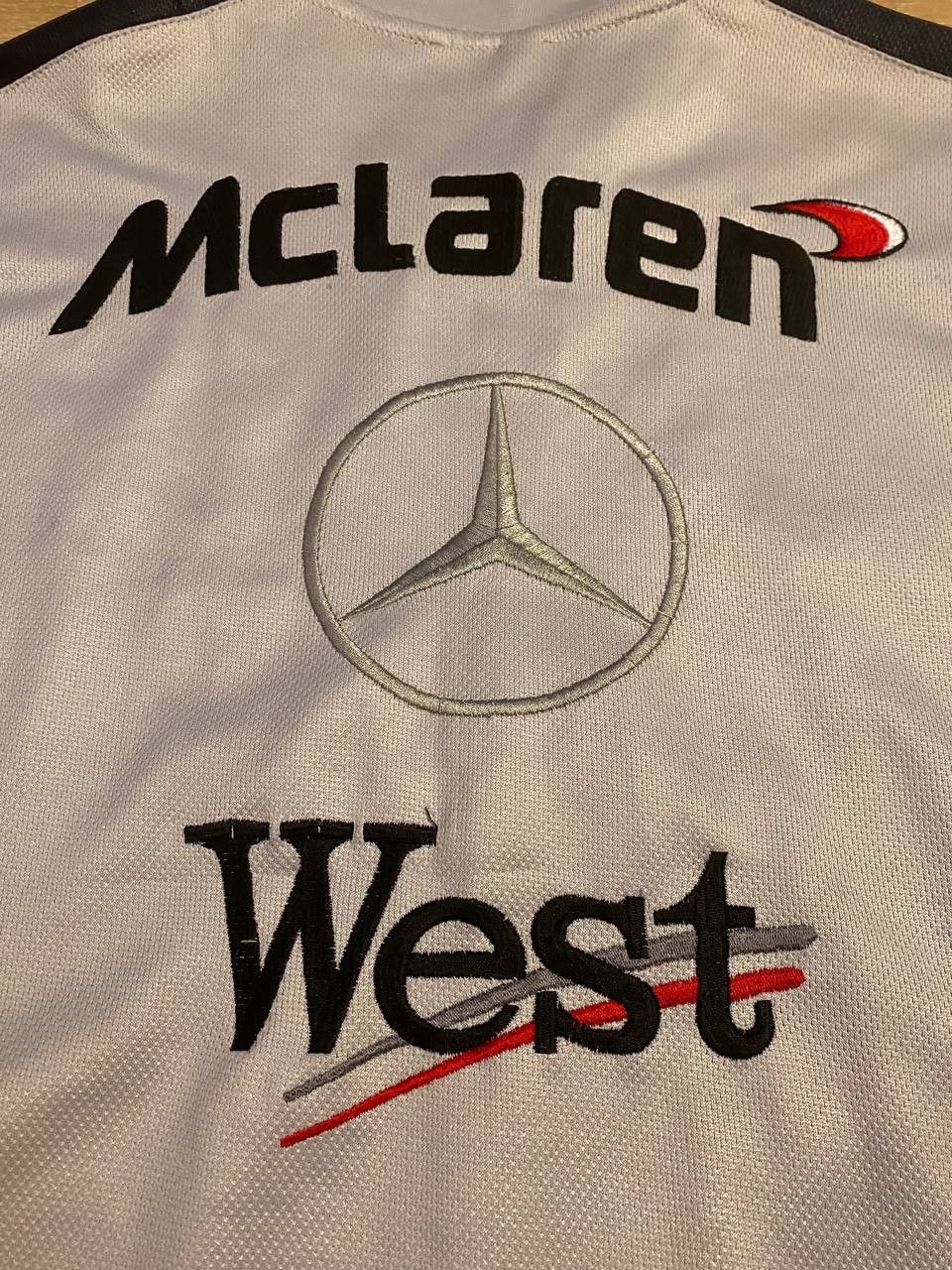 Mercedes-Benz Adidas McLaren Mercedes West Track Jacket Grey Size US M / EU 48-50 / 2 - 3 Thumbnail