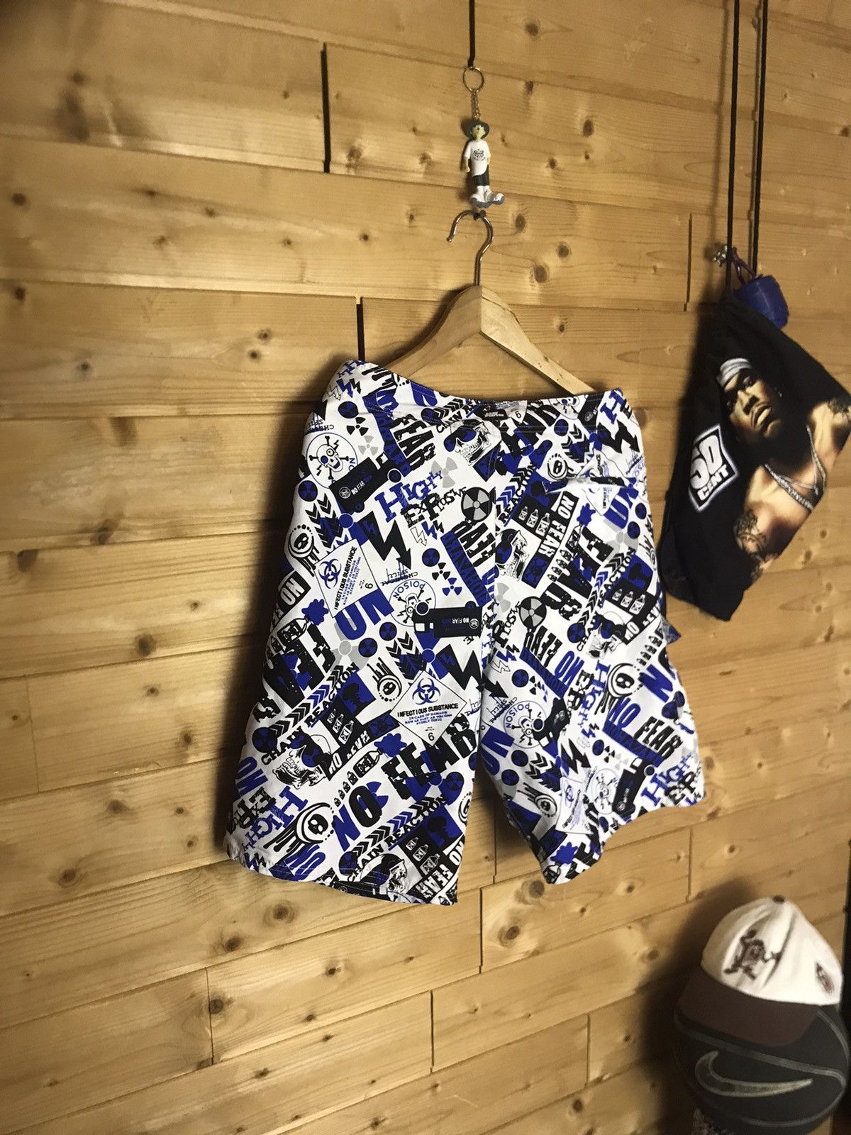 No Fear No Fear over print graphics shorts Size US 36 / EU 52 - 4 Thumbnail