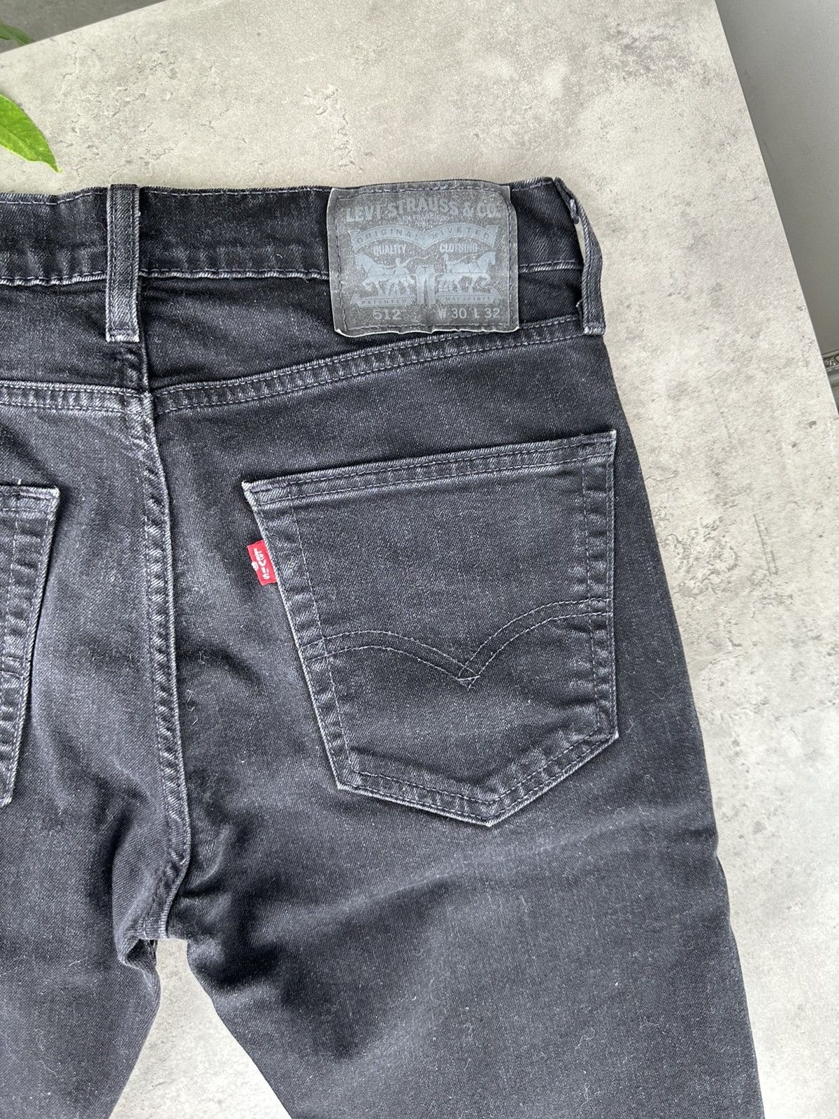 Levi's Levi’s 512 Black Jeans Size US 30 / EU 46 - 8 Thumbnail