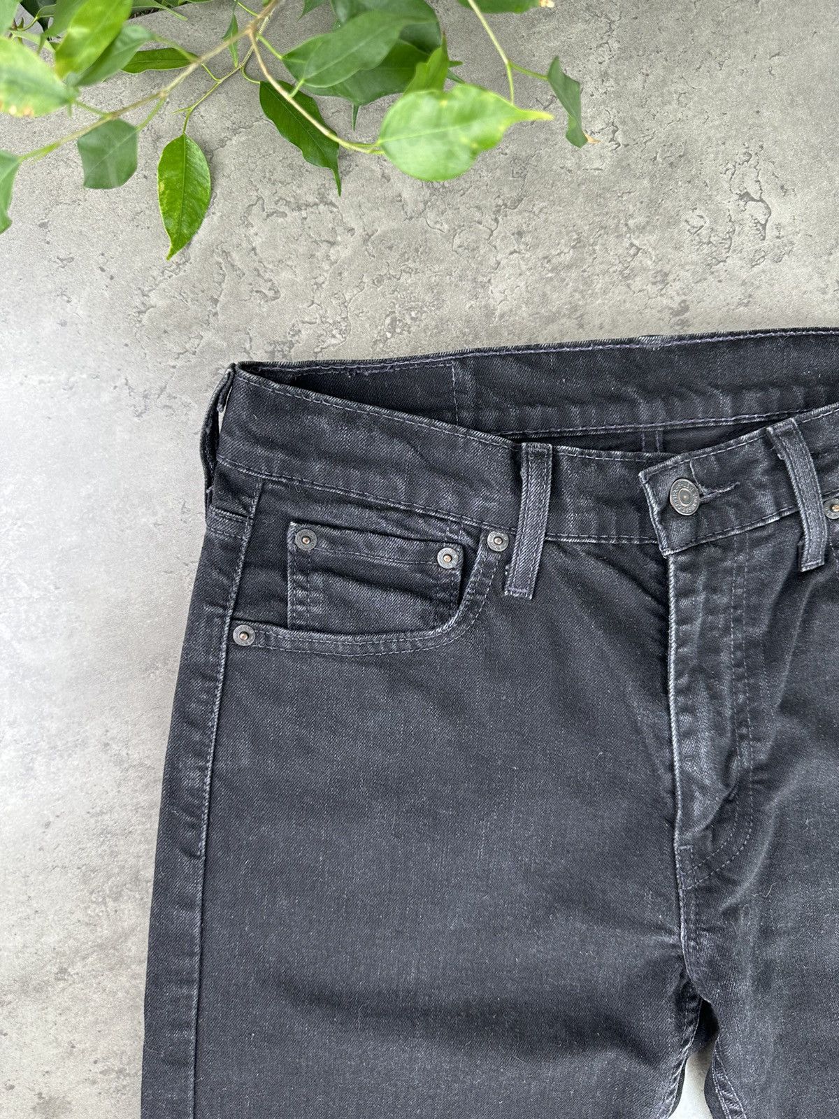 Levi's Levi’s 512 Black Jeans Size US 30 / EU 46 - 2 Thumbnail