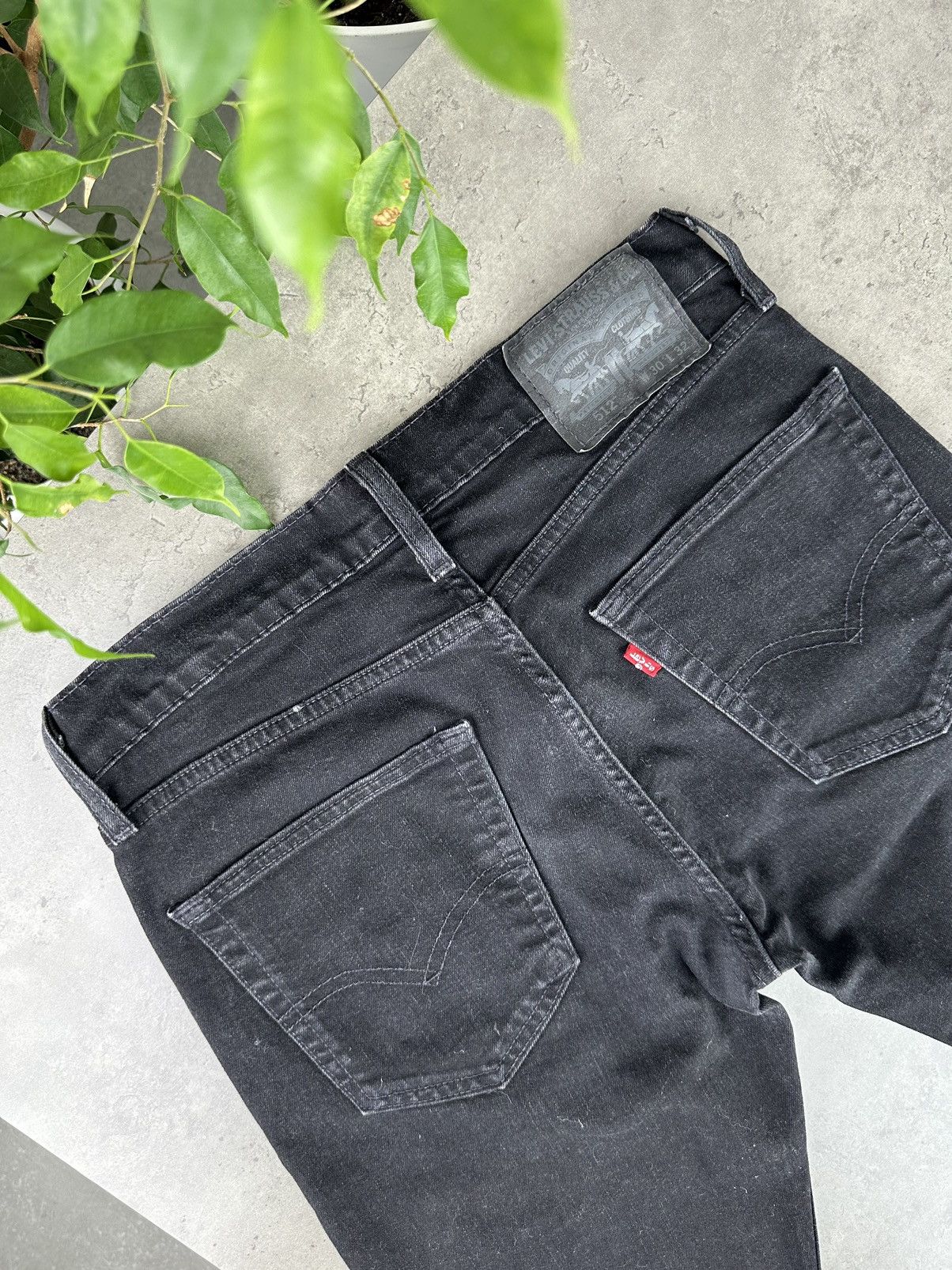Levi's Levi’s 512 Black Jeans Size US 30 / EU 46 - 6 Thumbnail
