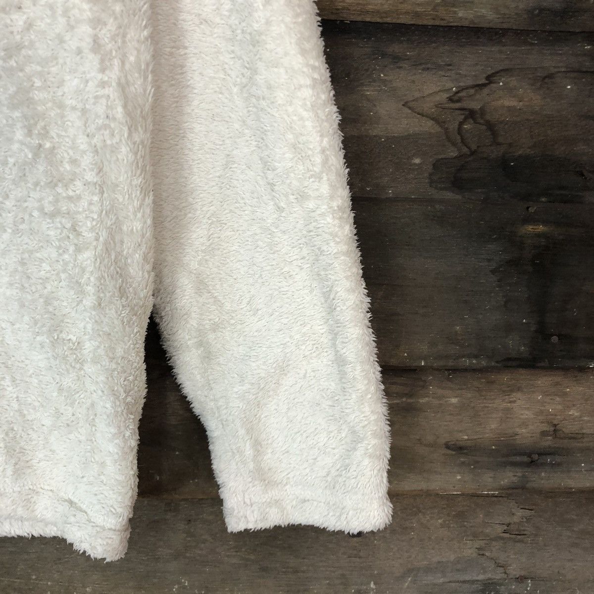Homespun Knitwear D Japan White fleece Soft Fur Shag Shaggy Knitwear #c1177 Size M / US 6-8 / IT 42-44 - 4 Thumbnail
