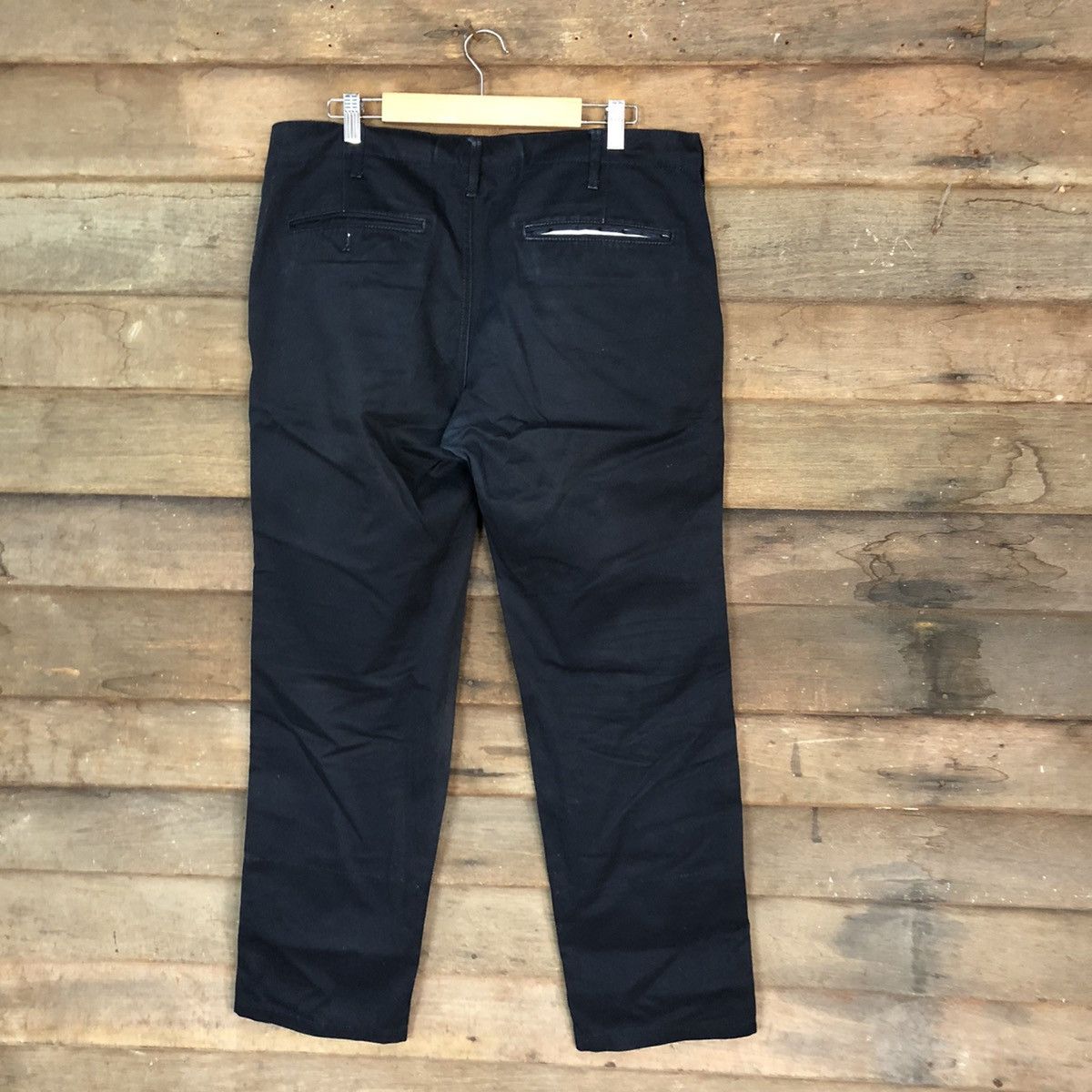 Japanese Brand Japanese Brand Dark Blue vintage Cropped Pants #5581 Size US 31 - 9 Thumbnail
