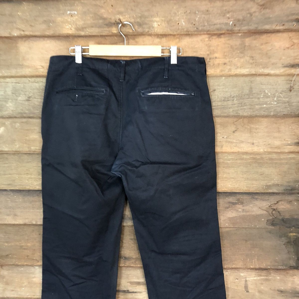 Japanese Brand Japanese Brand Dark Blue vintage Cropped Pants #5581 Size US 31 - 10 Thumbnail
