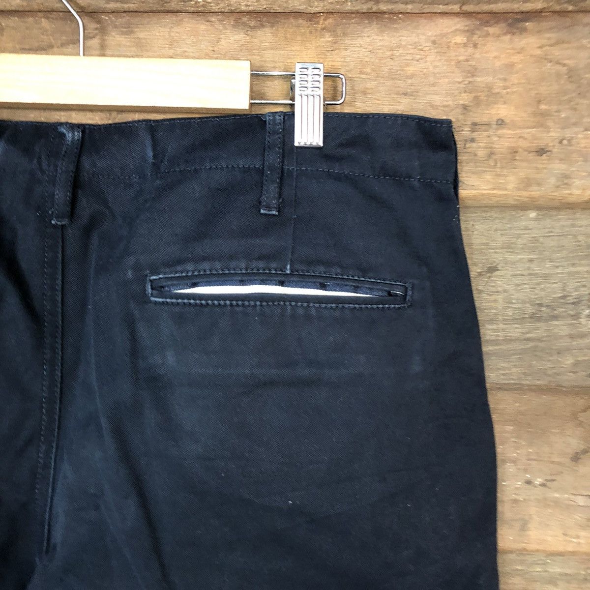 Japanese Brand Japanese Brand Dark Blue vintage Cropped Pants #5581 Size US 31 - 13 Thumbnail