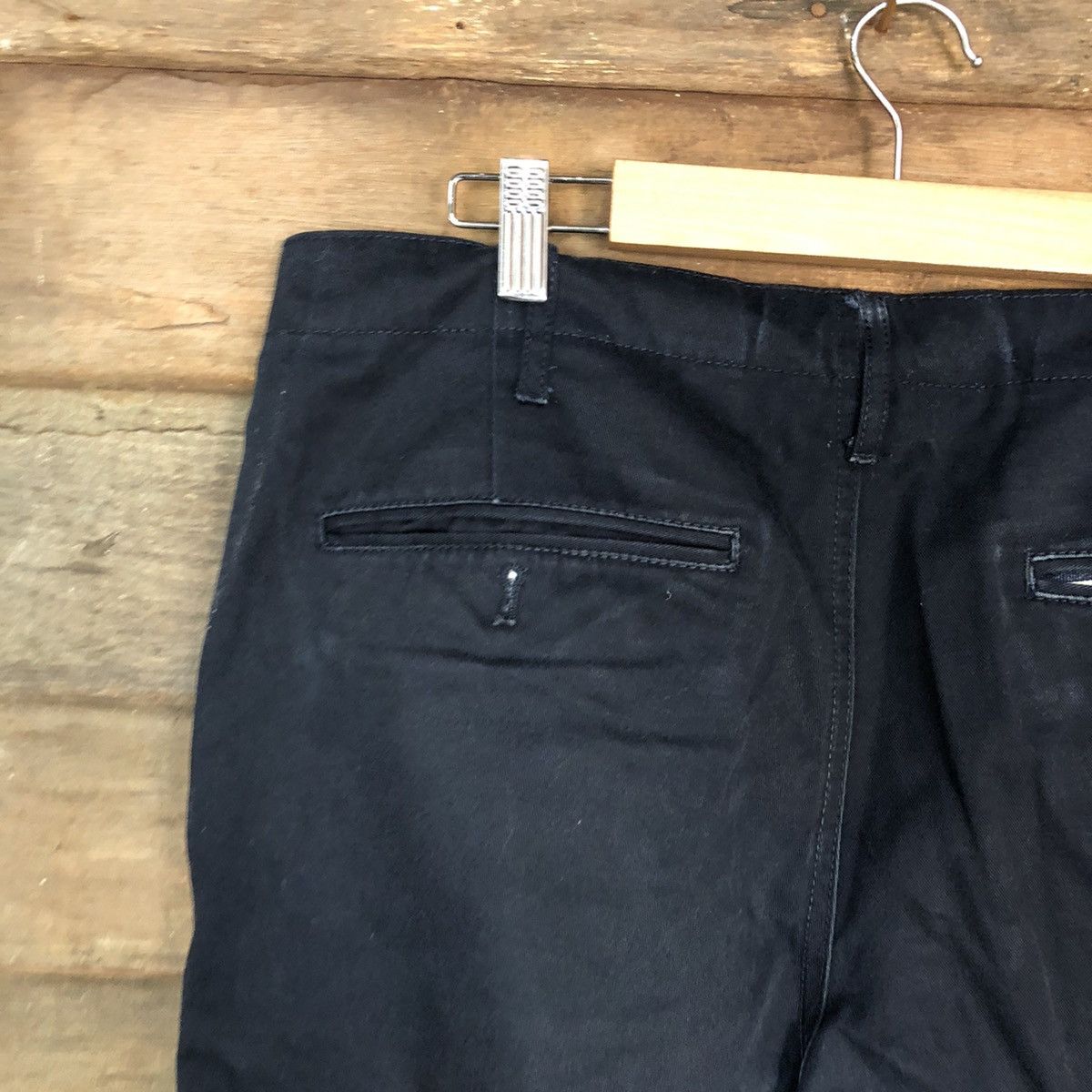 Japanese Brand Japanese Brand Dark Blue vintage Cropped Pants #5581 Size US 31 - 12 Thumbnail