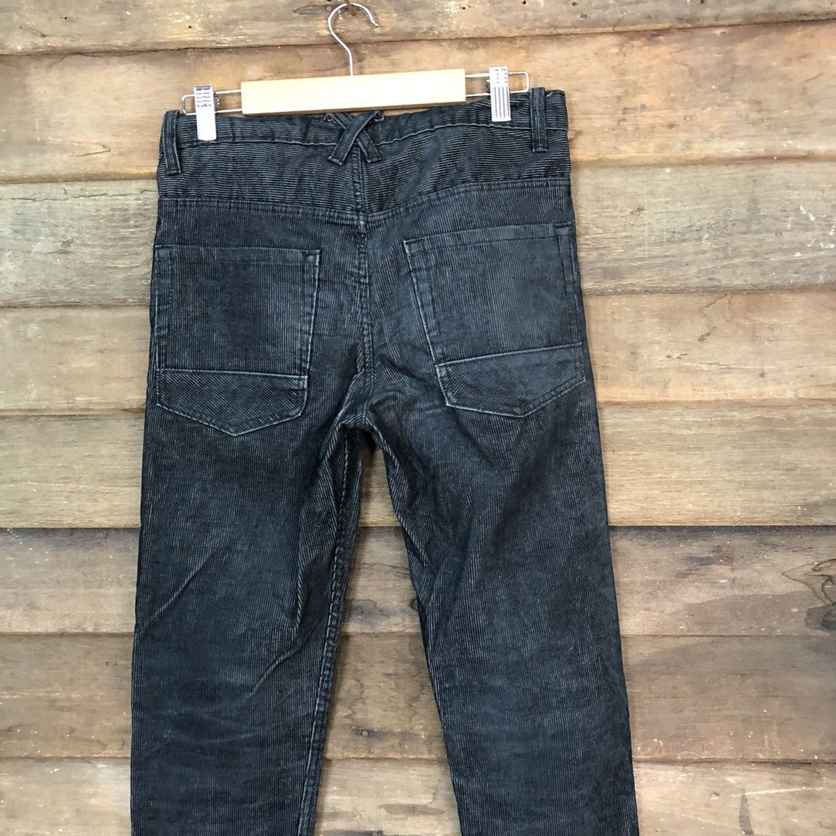 H&M H&M Black Corduroy vintage Black Casual Pants #5585 Size 27" / US 4 / IT 40 - 10 Thumbnail