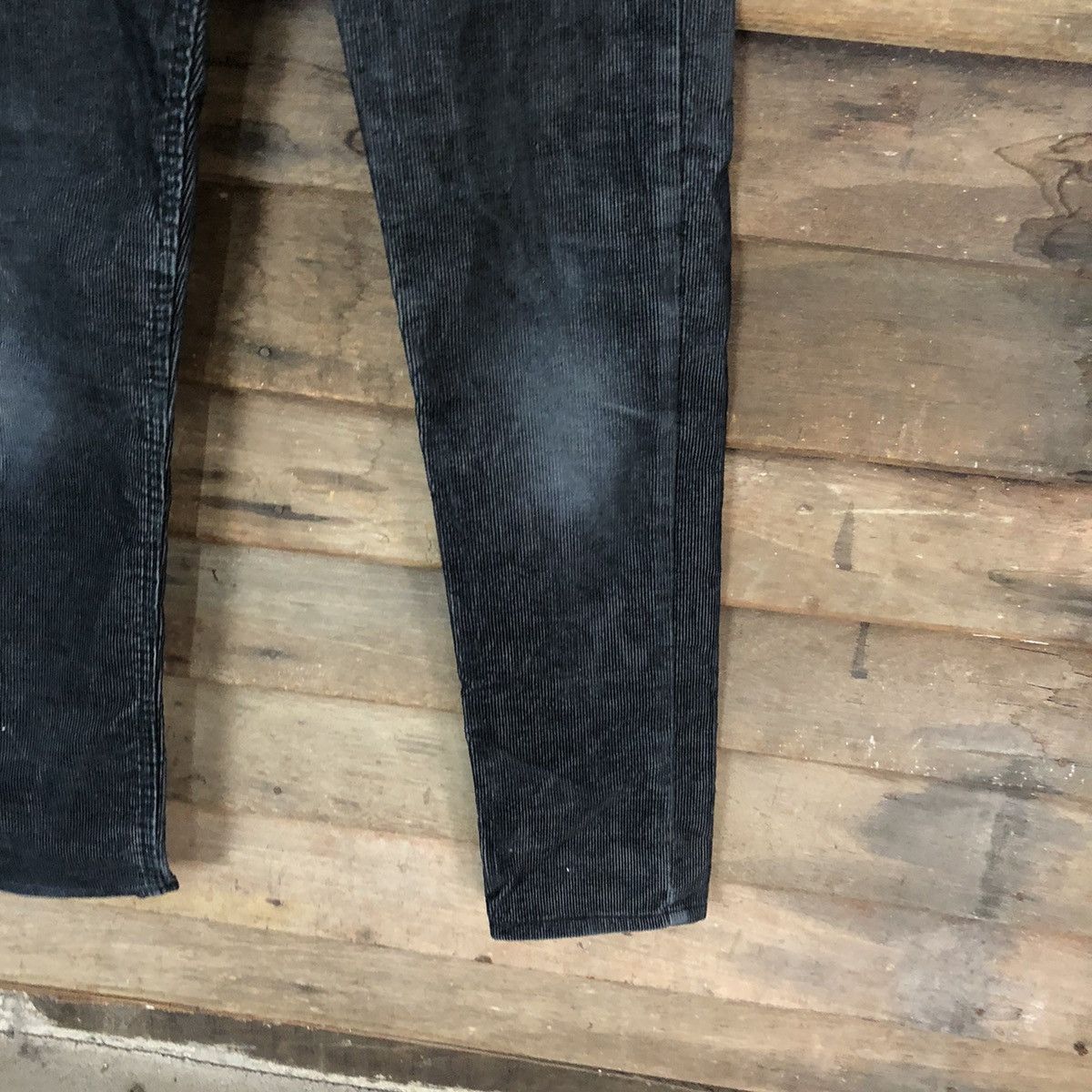 H&M H&M Black Corduroy vintage Black Casual Pants #5585 Size 27" / US 4 / IT 40 - 7 Thumbnail
