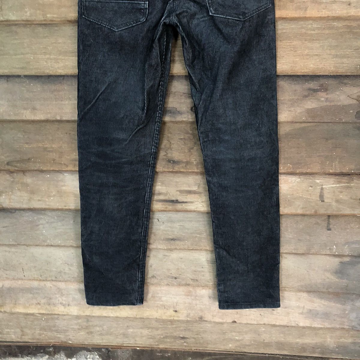 H&M H&M Black Corduroy vintage Black Casual Pants #5585 Size 27" / US 4 / IT 40 - 11 Thumbnail