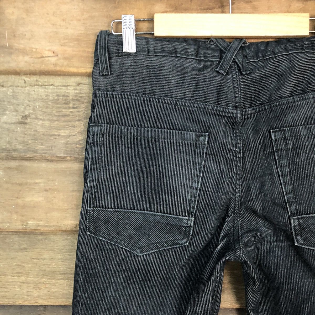 H&M H&M Black Corduroy vintage Black Casual Pants #5585 Size 27" / US 4 / IT 40 - 12 Thumbnail