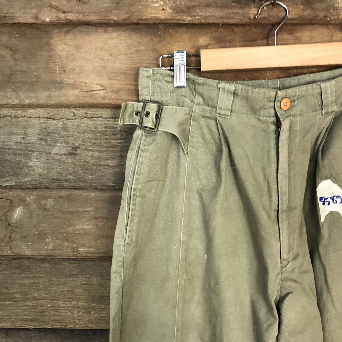 Japanese Brand Bernanti Green Cargo Pants vintage streetwear #5582 Size US 30 / EU 46 - 4 Thumbnail