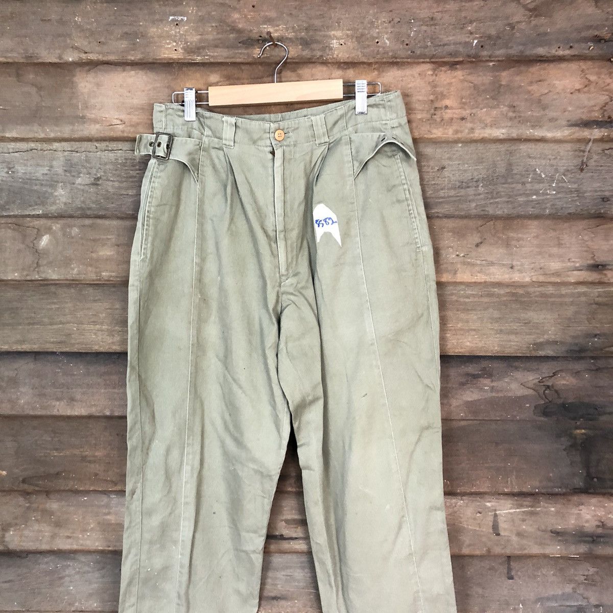 Japanese Brand Bernanti Green Cargo Pants vintage streetwear #5582 Size US 30 / EU 46 - 2 Thumbnail