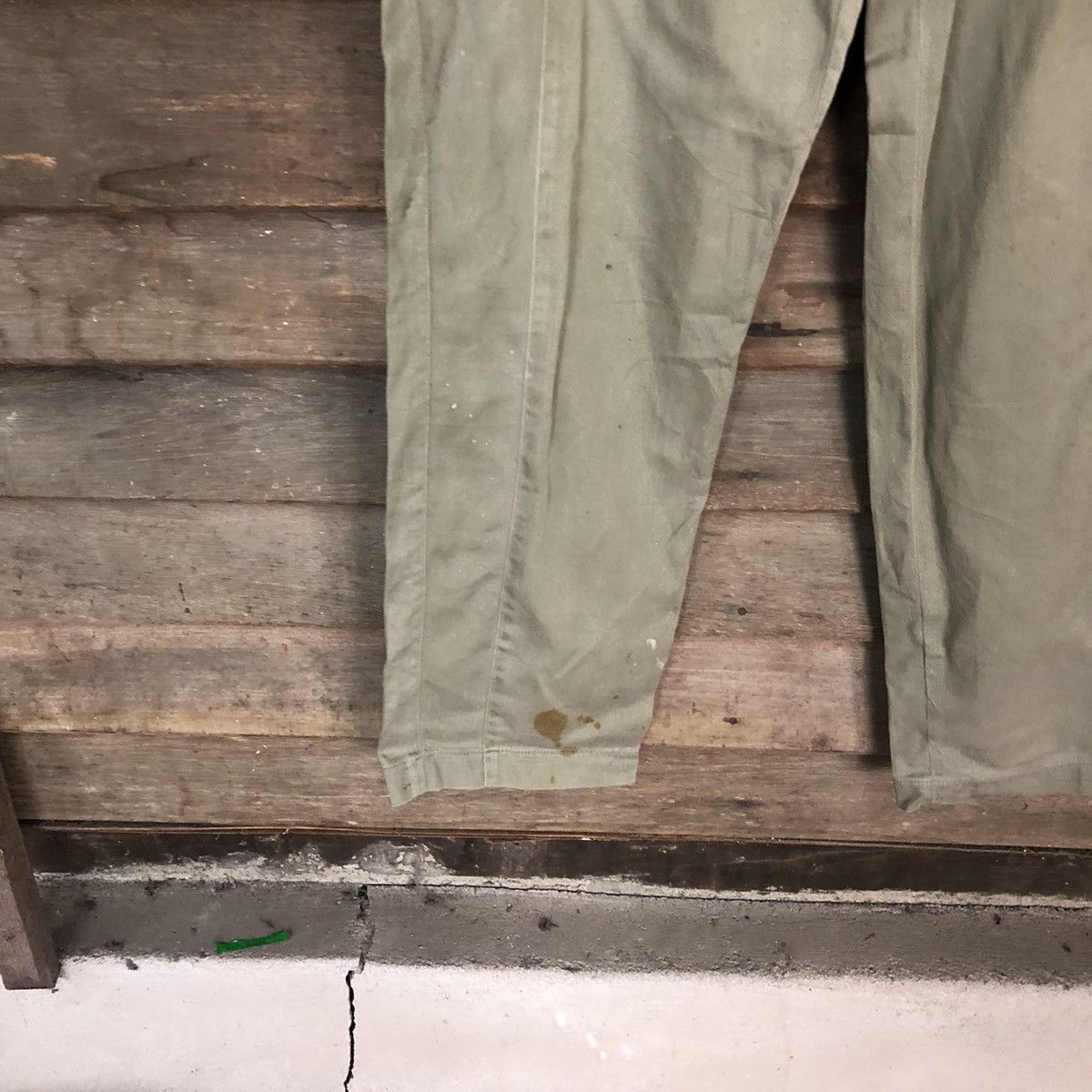 Japanese Brand Bernanti Green Cargo Pants vintage streetwear #5582 Size US 30 / EU 46 - 6 Thumbnail