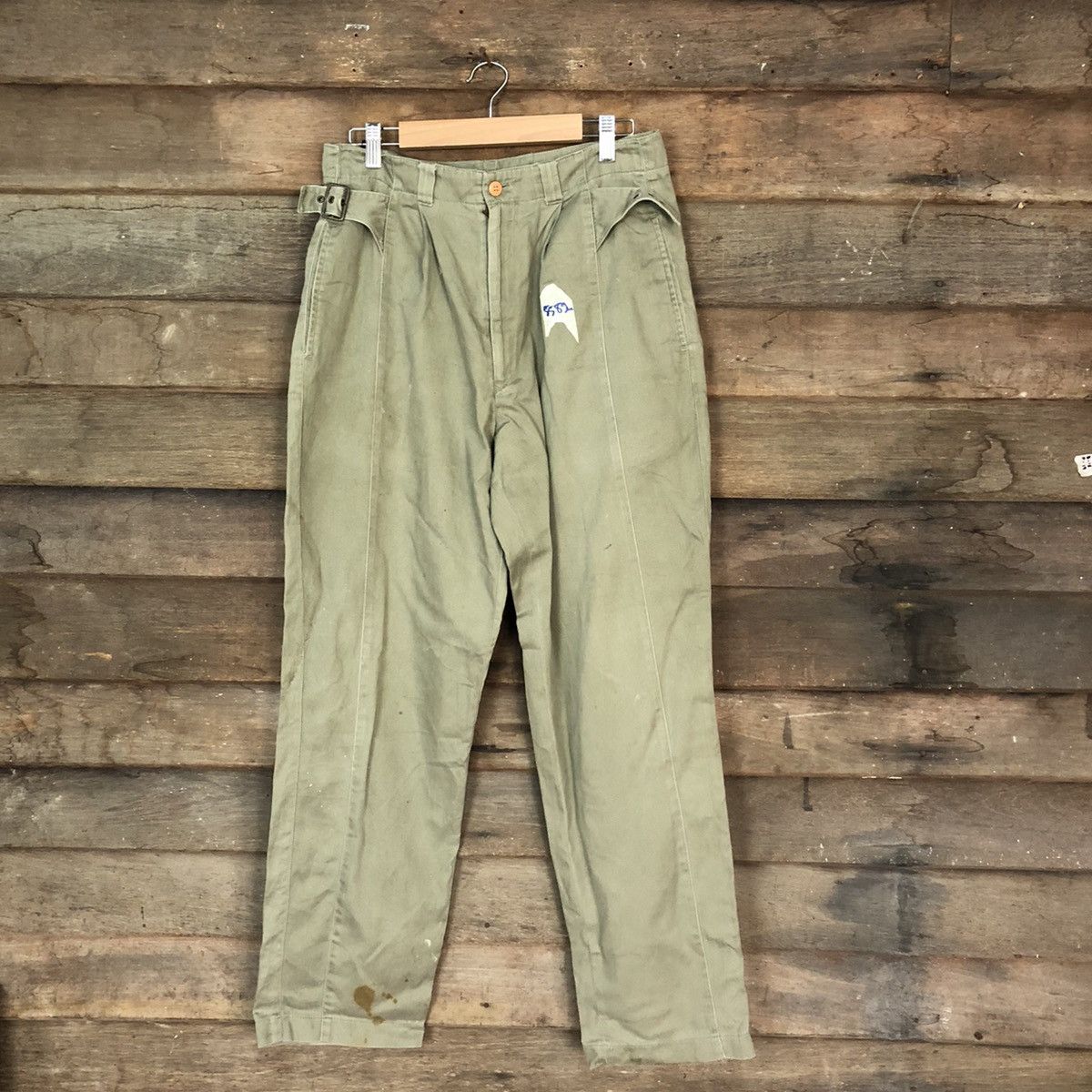 Japanese Brand Bernanti Green Cargo Pants vintage streetwear #5582 Size US 30 / EU 46 - 1 Thumbnail