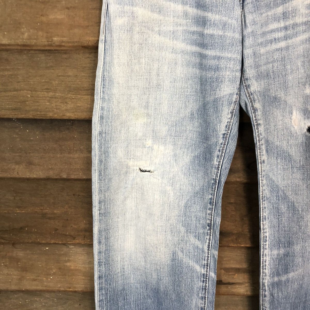 Johnbull John Bull japan vintage Blue Distressed Denim Pants #5732 Size US 29 - 8 Thumbnail