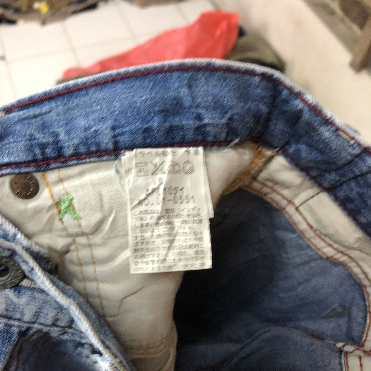 Johnbull John Bull japan vintage Blue Distressed Denim Pants #5732 Size US 29 - 18 Thumbnail