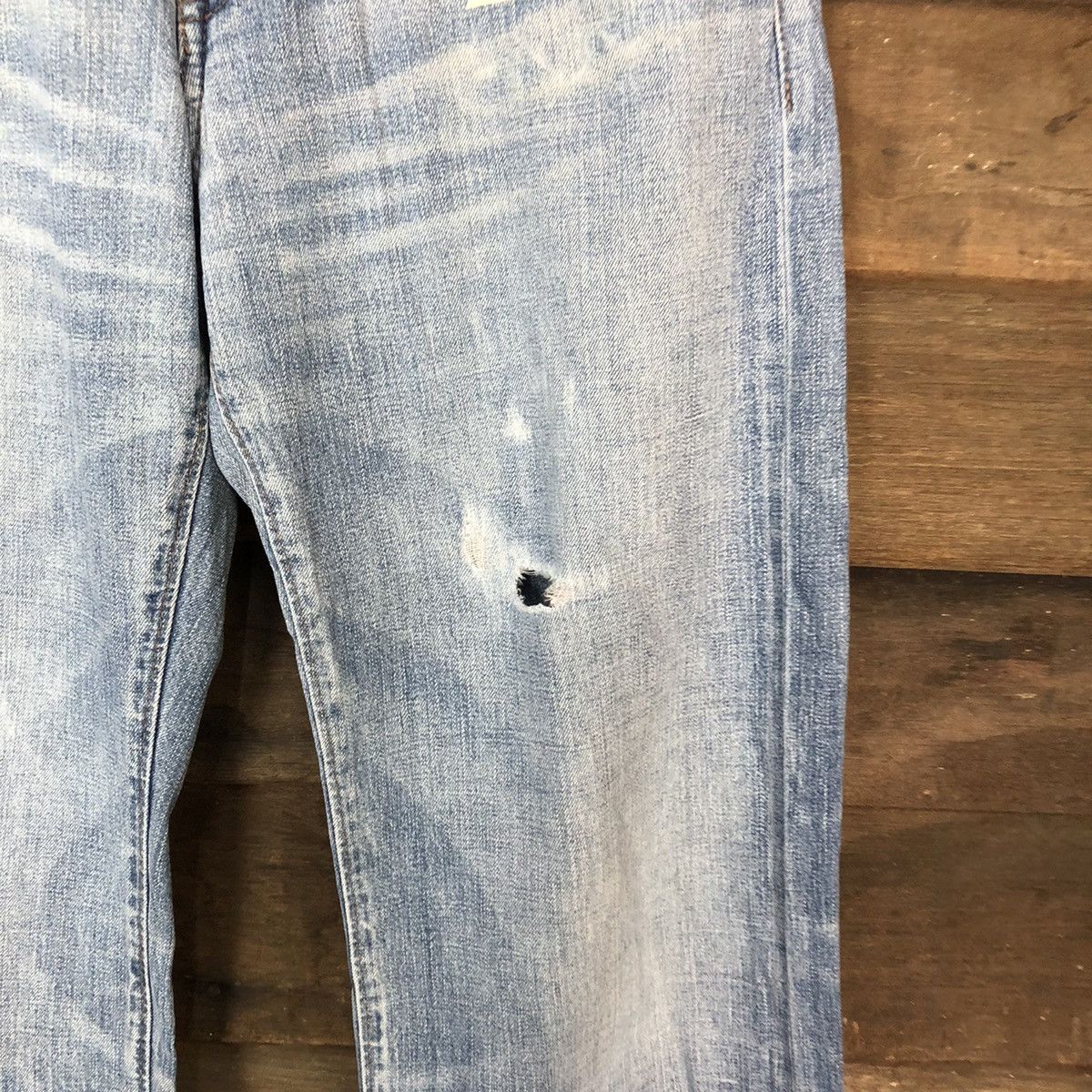 Johnbull John Bull japan vintage Blue Distressed Denim Pants #5732 Size US 29 - 9 Thumbnail
