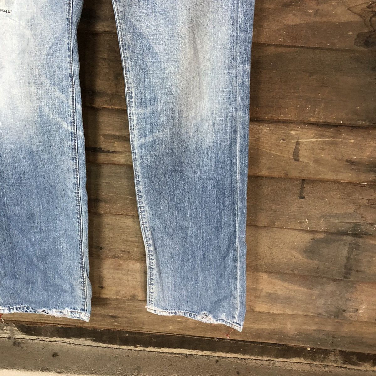Johnbull John Bull japan vintage Blue Distressed Denim Pants #5732 Size US 29 - 7 Thumbnail