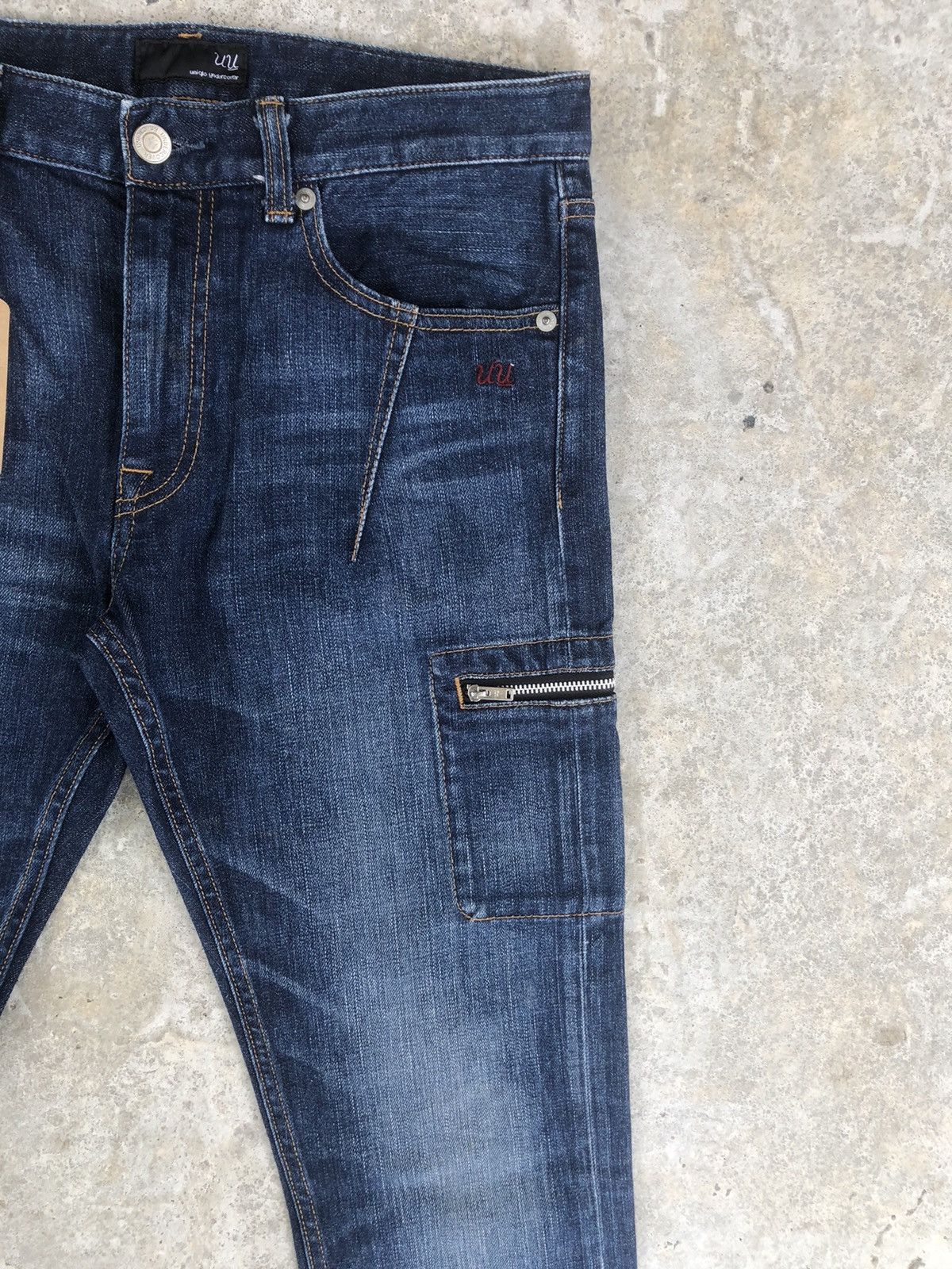 Undercover × Uniqlo Undercover x Uniqlo Skinny Jeans Distressed Jeans Size US 30 / EU 46 - 5 Thumbnail