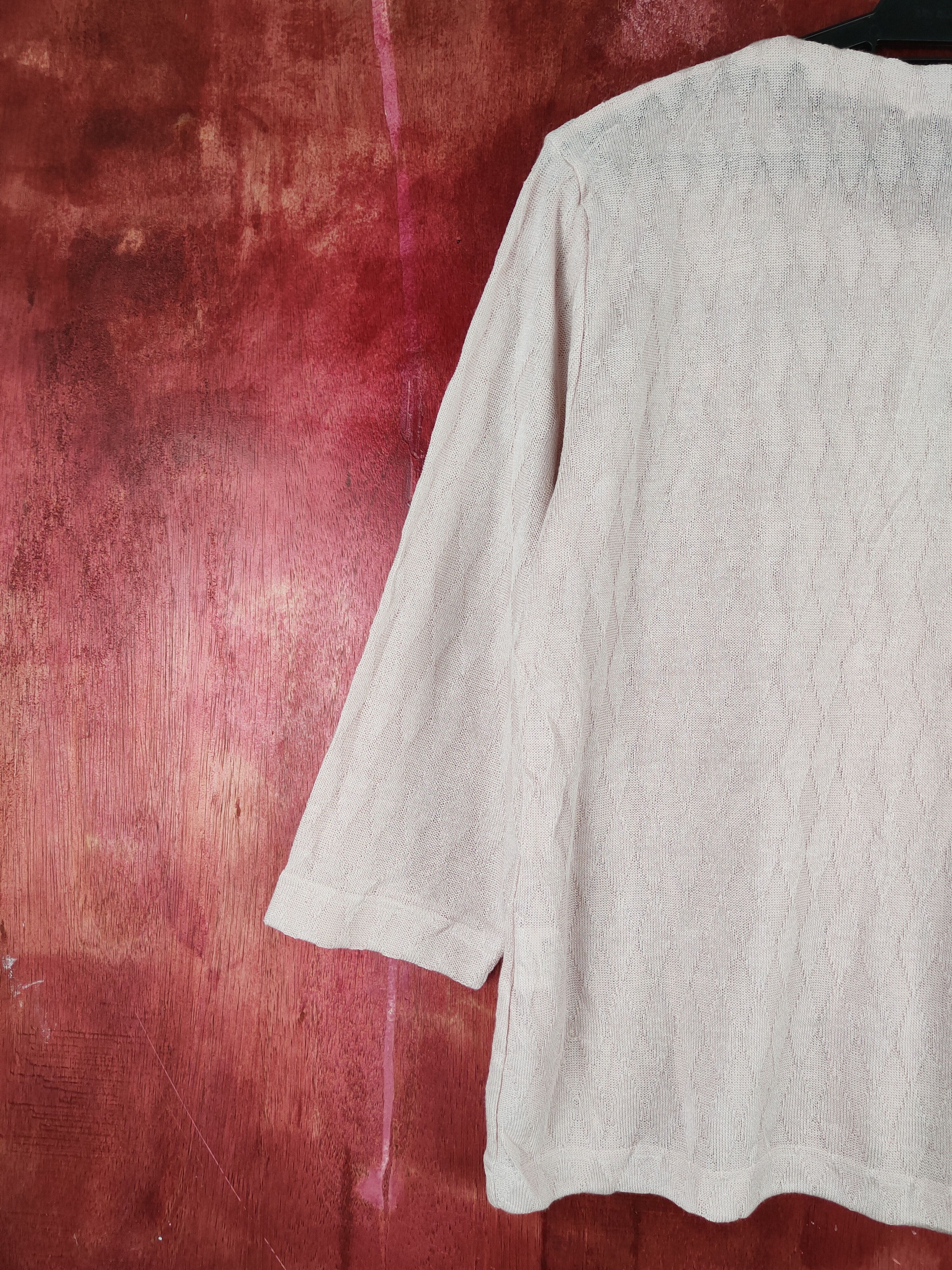 Japanese Brand × Vintage Relievo-Flower Pink Blouses vintage #S866 Size M / US 6-8 / IT 42-44 - 8 Thumbnail