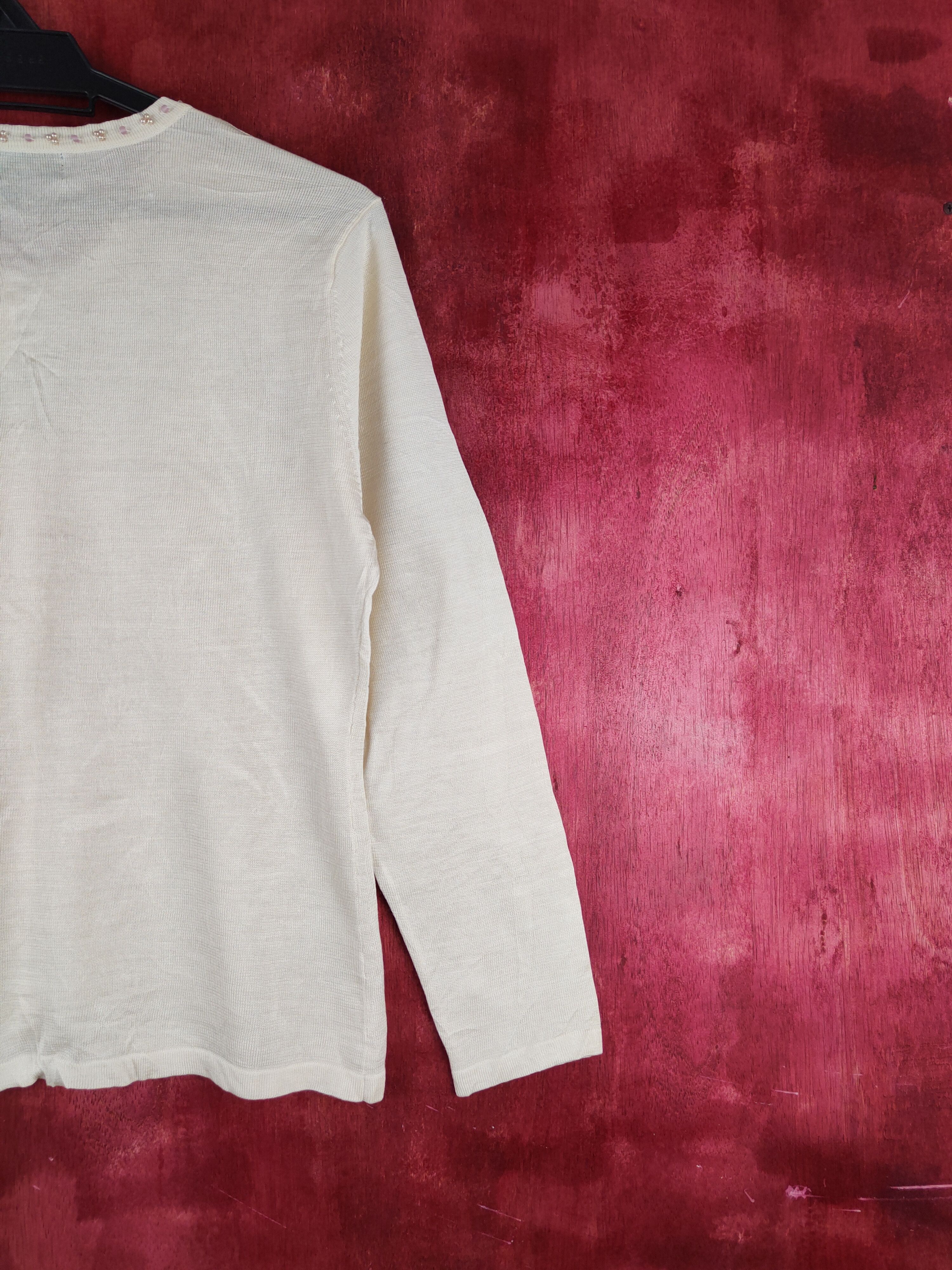 Japanese Brand Naturale Ivory Cardigan vintage knitwear #S895 Size S / US 4 / IT 40 - 10 Thumbnail