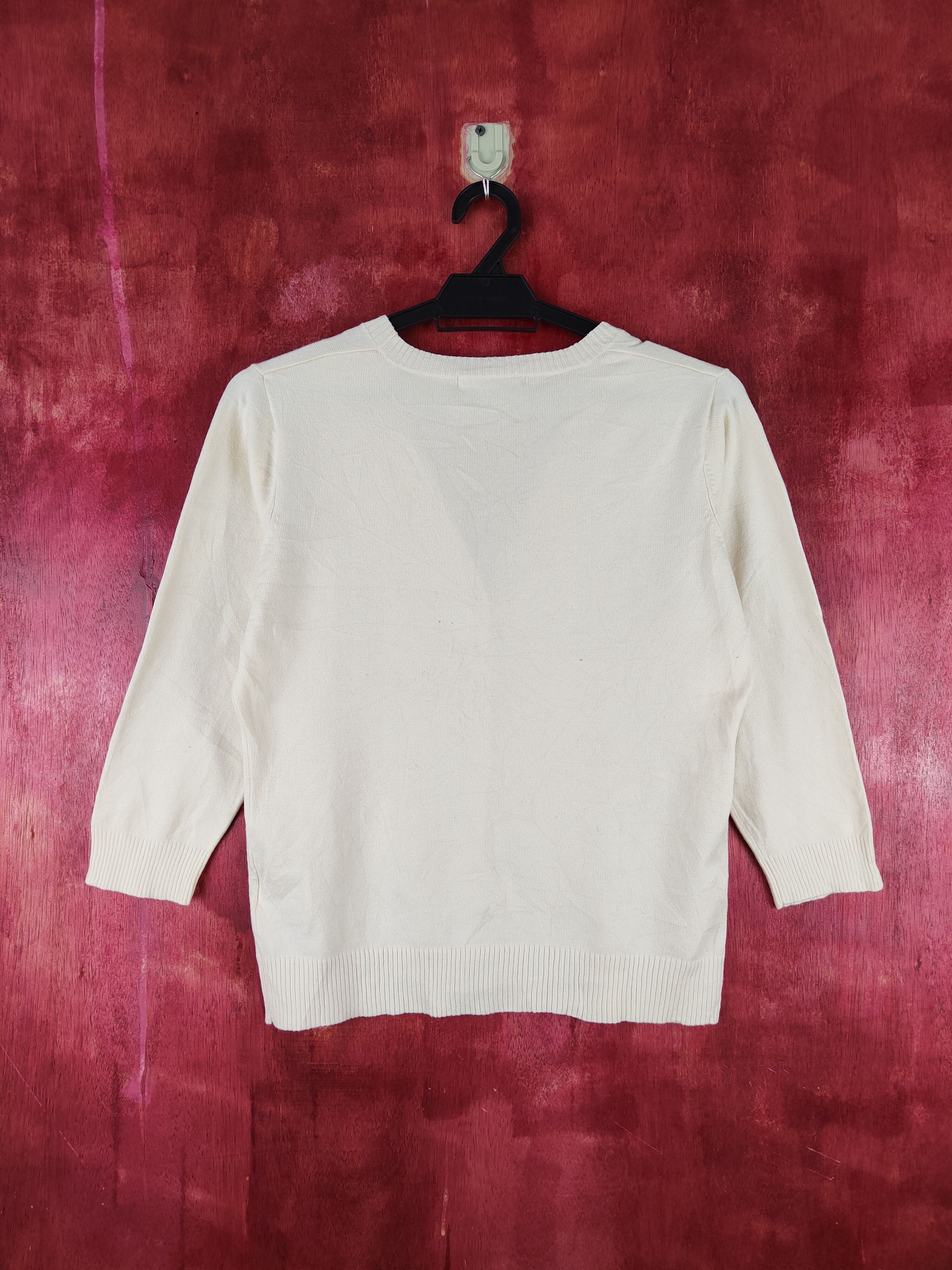 Vintage Nouvelle et Chic Cream Cardigan vintage #S933 Size S / US 4 / IT 40 - 7 Thumbnail