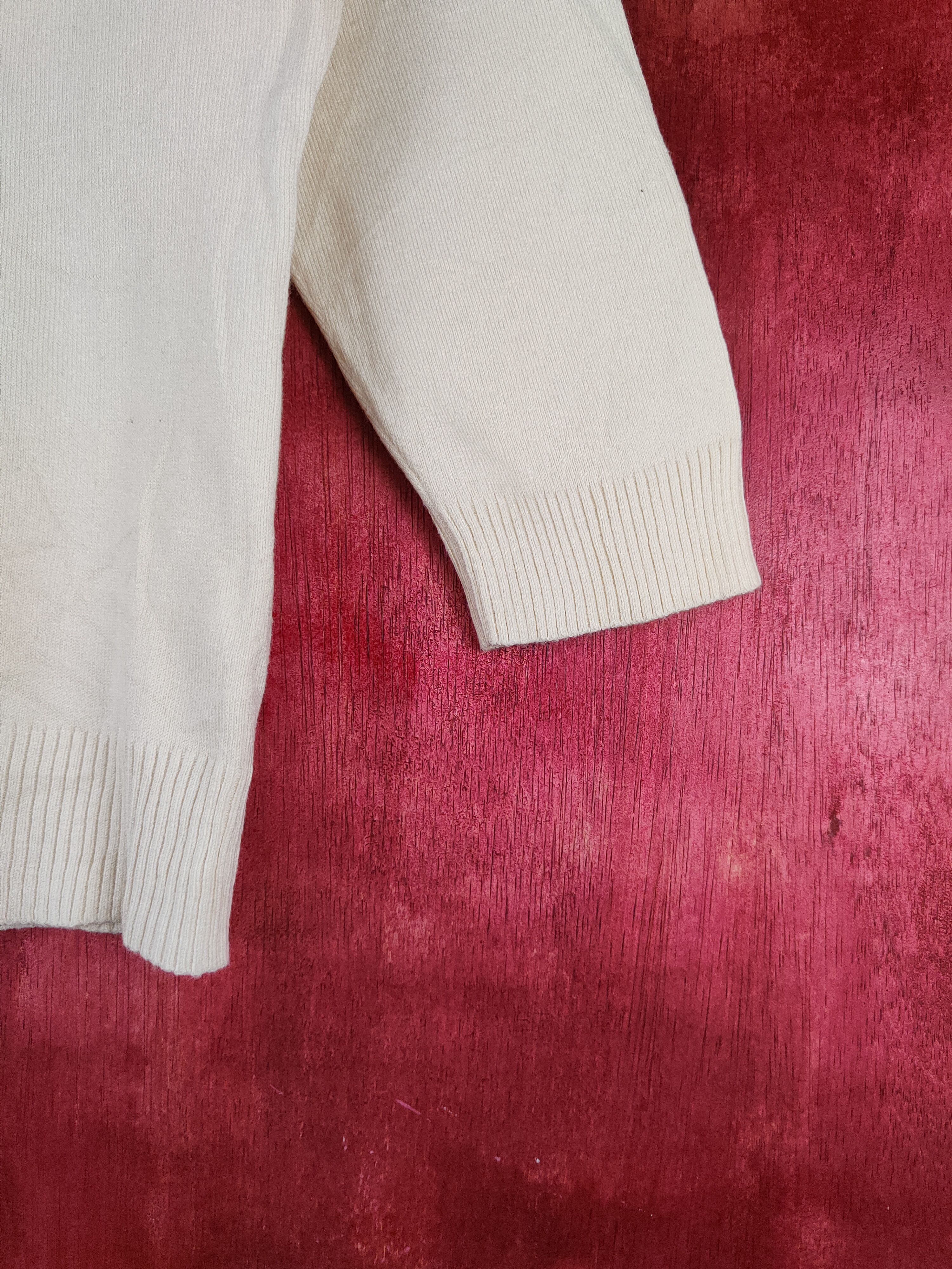 Vintage Nouvelle et Chic Cream Cardigan vintage #S933 Size S / US 4 / IT 40 - 6 Thumbnail