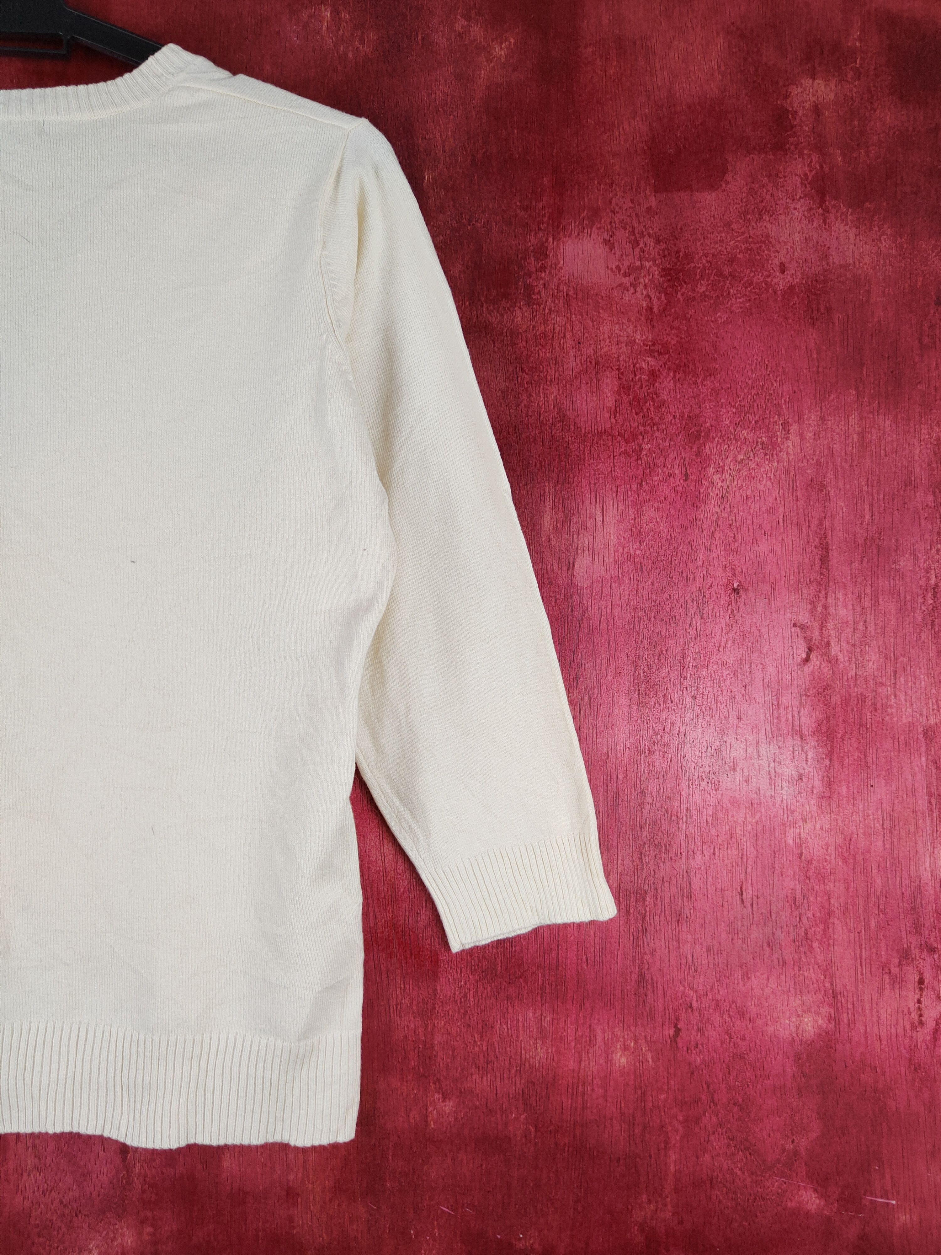Vintage Nouvelle et Chic Cream Cardigan vintage #S933 Size S / US 4 / IT 40 - 9 Thumbnail