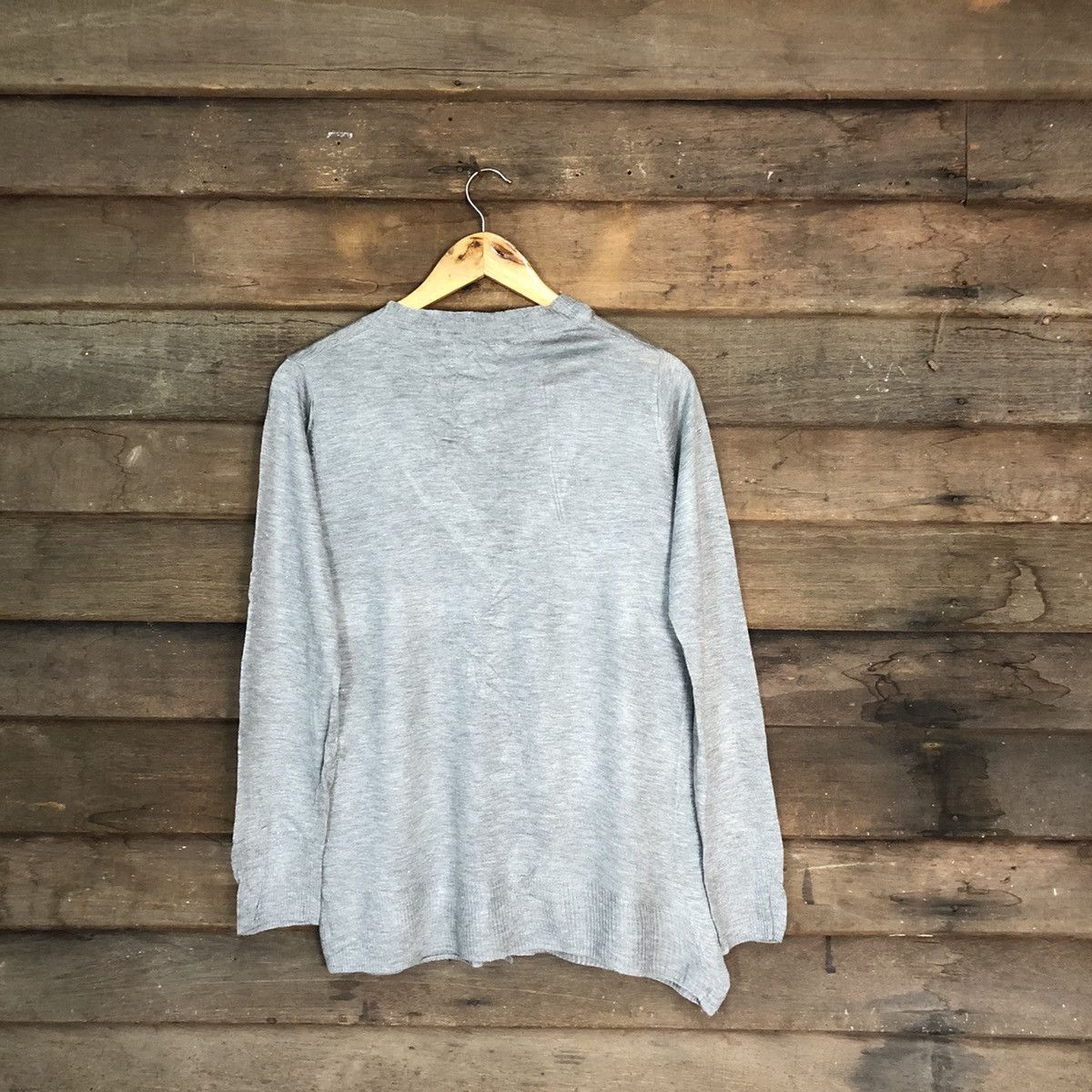 Japanese Brand Rutielal Grey Cardigan Knitwear vintage #7221 Size M / US 6-8 / IT 42-44 - 10 Thumbnail