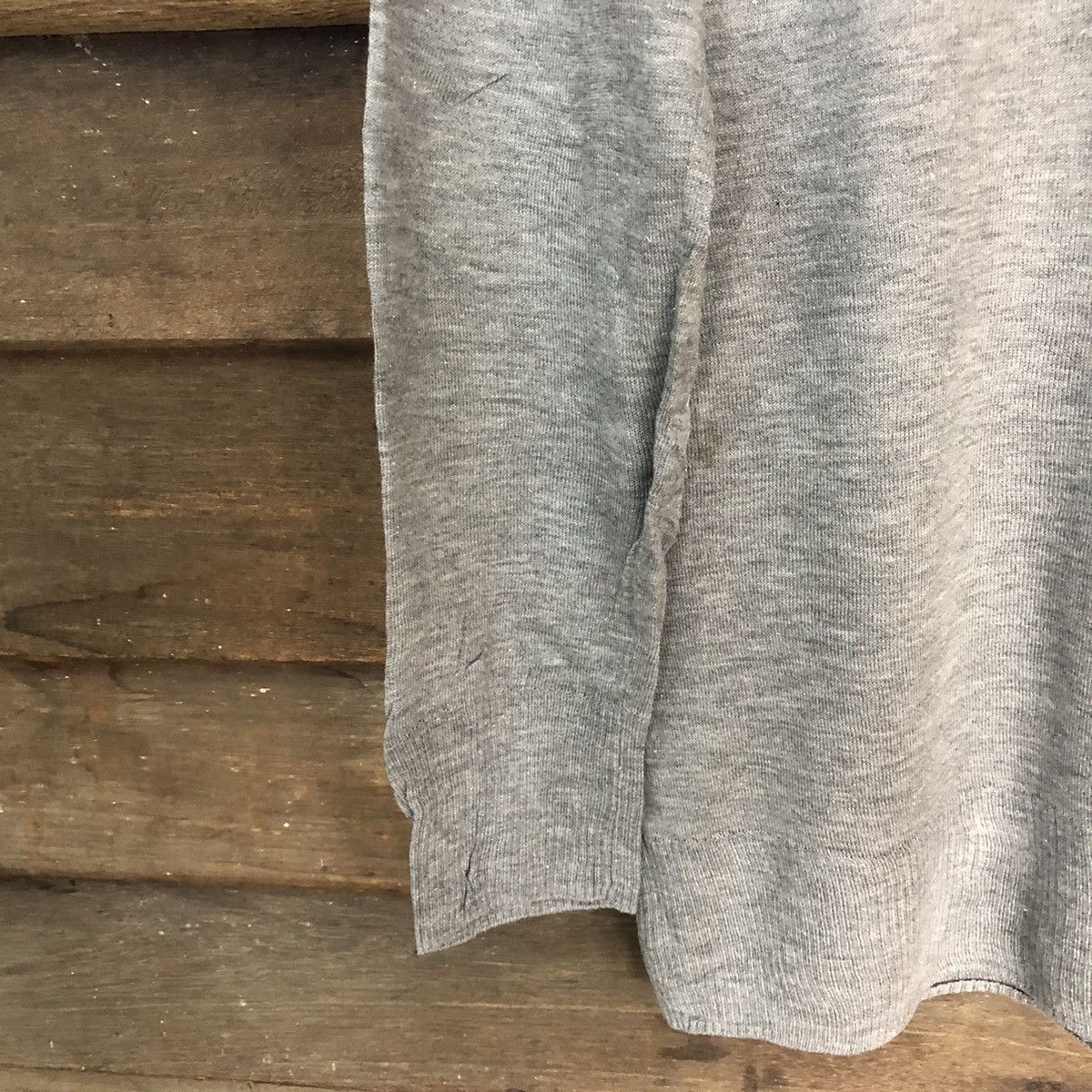 Japanese Brand Rutielal Grey Cardigan Knitwear vintage #7221 Size M / US 6-8 / IT 42-44 - 11 Thumbnail
