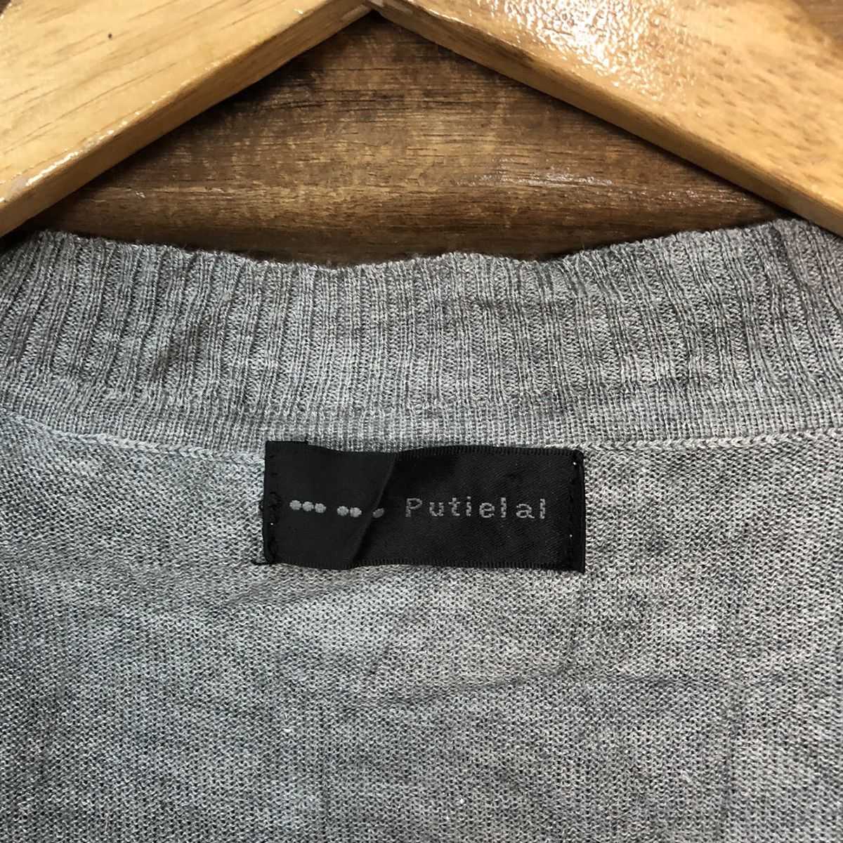 Japanese Brand Rutielal Grey Cardigan Knitwear vintage #7221 Size M / US 6-8 / IT 42-44 - 7 Thumbnail