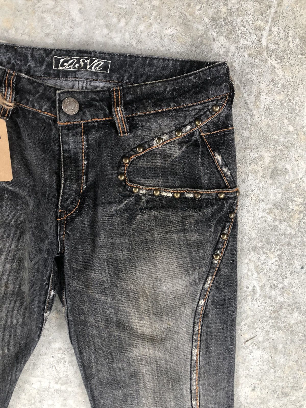 Japanese Brand Japanese Casva Flared Jeans Distressed Jeans Size US 32 / EU 48 - 5 Thumbnail