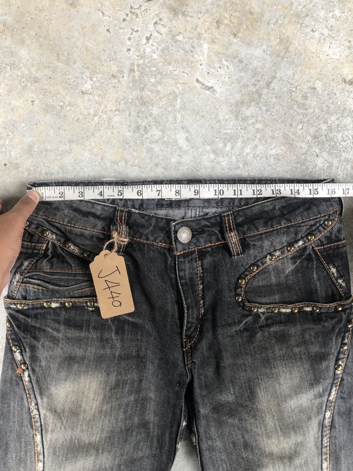Japanese Brand Japanese Casva Flared Jeans Distressed Jeans Size US 32 / EU 48 - 19 Thumbnail