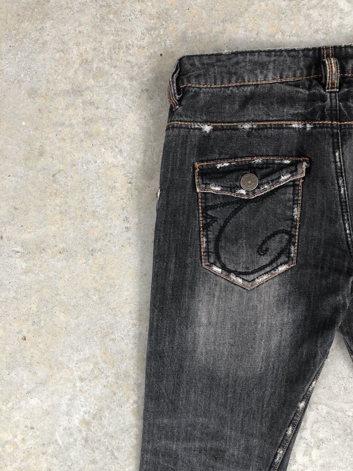 Japanese Brand Japanese Casva Flared Jeans Distressed Jeans Size US 32 / EU 48 - 9 Thumbnail