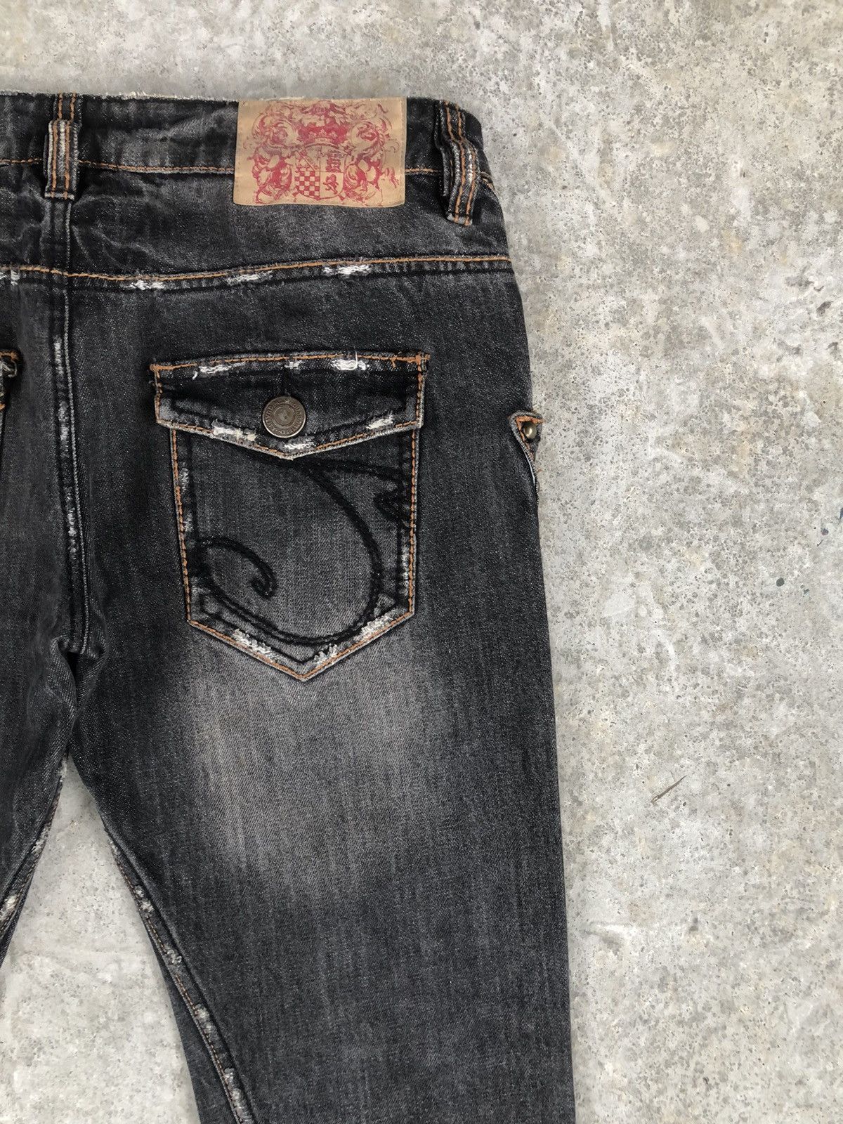 Japanese Brand Japanese Casva Flared Jeans Distressed Jeans Size US 32 / EU 48 - 10 Thumbnail