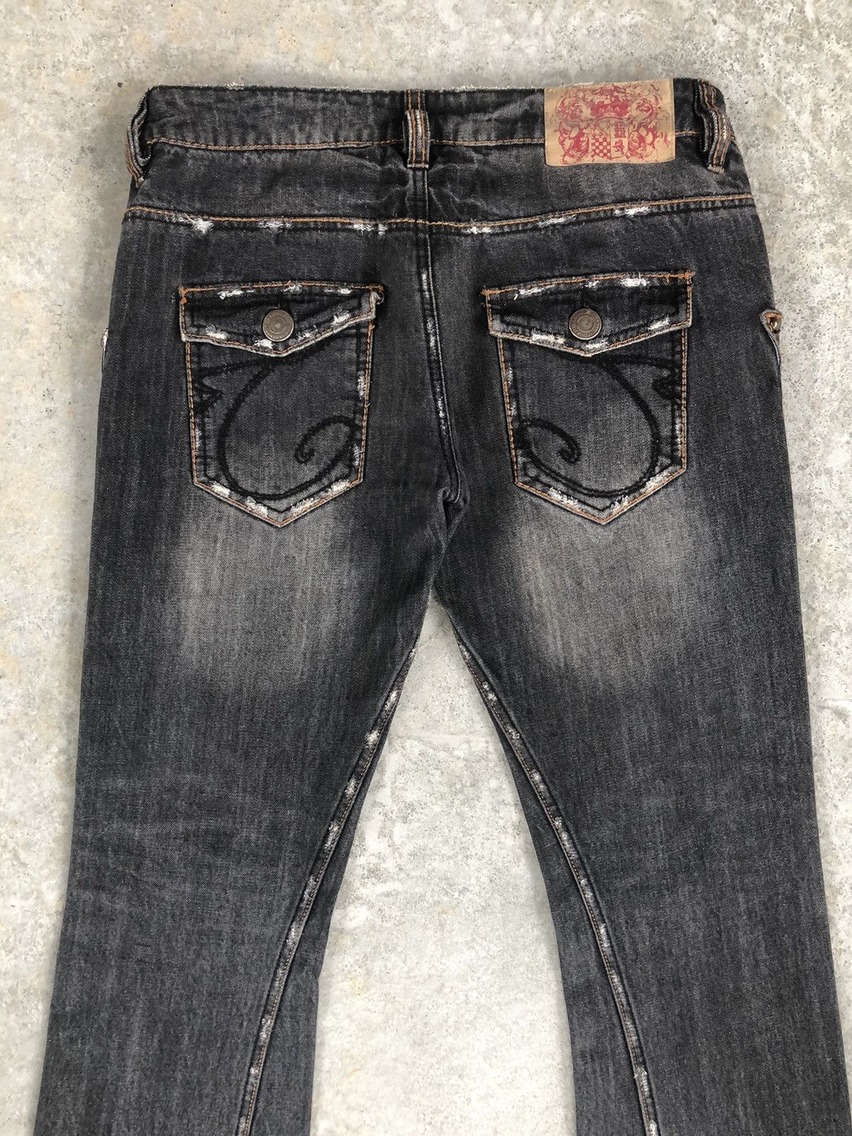 Japanese Brand Japanese Casva Flared Jeans Distressed Jeans Size US 32 / EU 48 - 8 Thumbnail