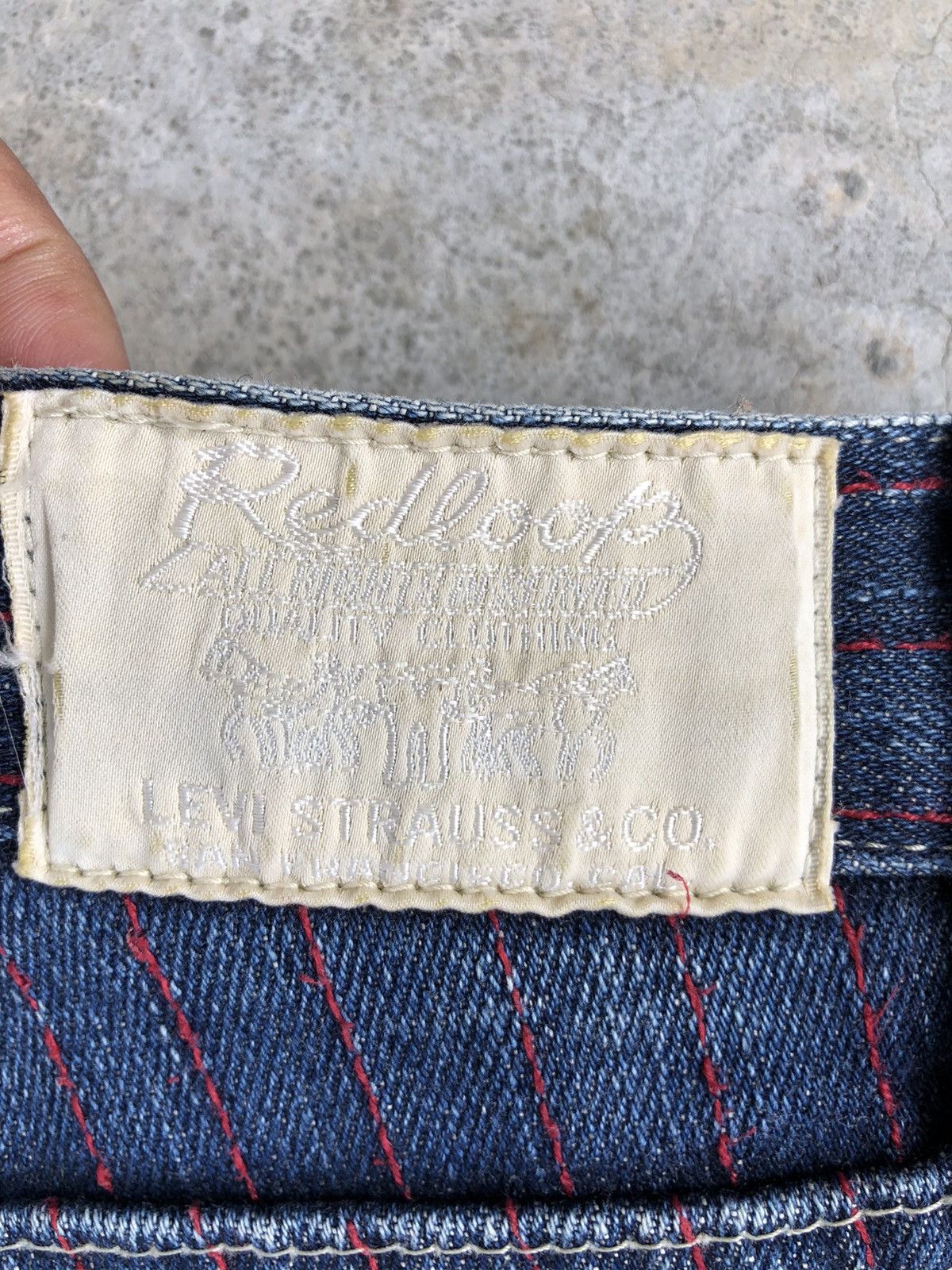 If Six Was Nine Levi’s Flared Jeans Hickory Distressed Size US 29 - 15 Thumbnail