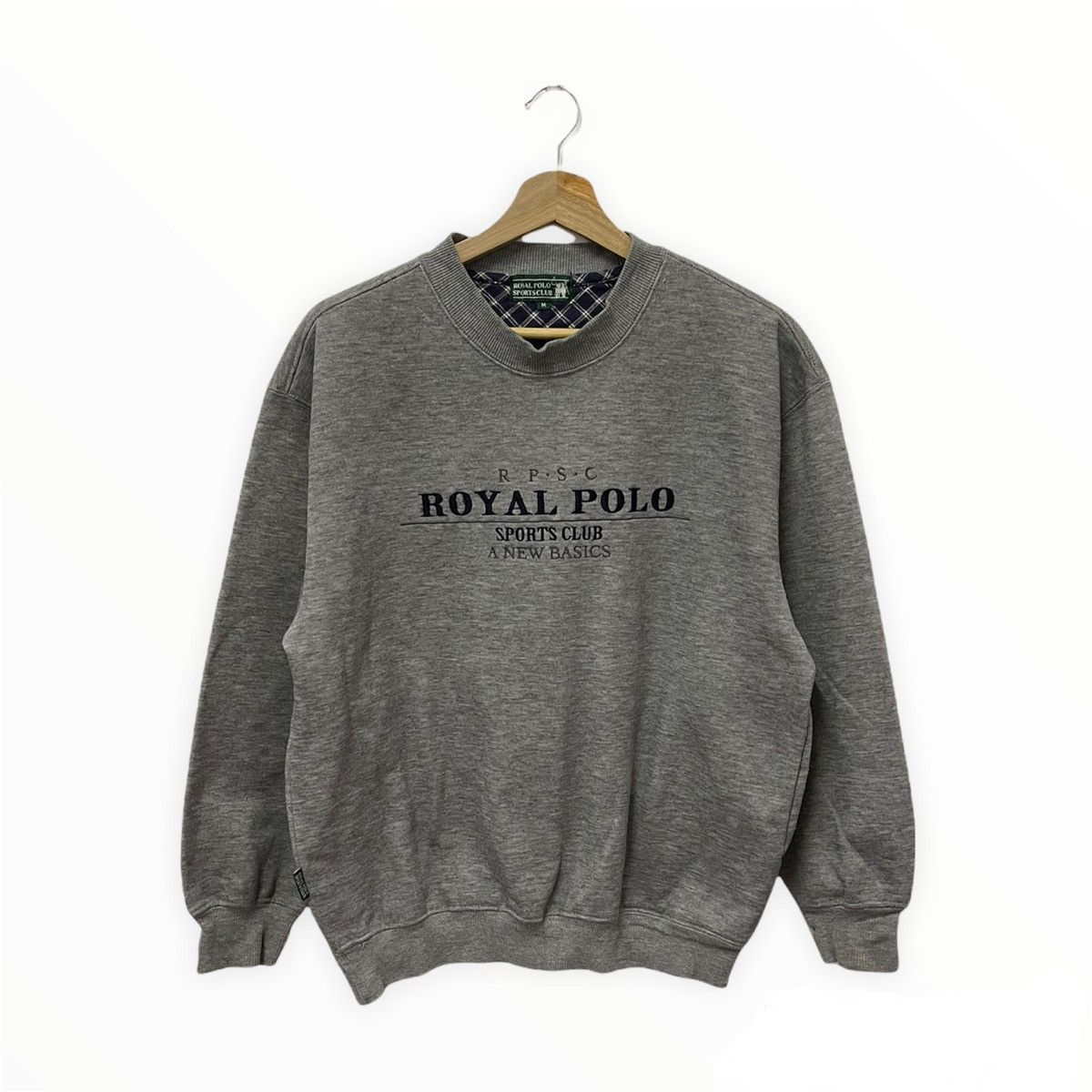 Japanese Brand × Vintage Vtg Royal Polo Sport Club Spell Out Embroidery Sweatshirt Size US M / EU 48-50 / 2 - 1 Thumbnail