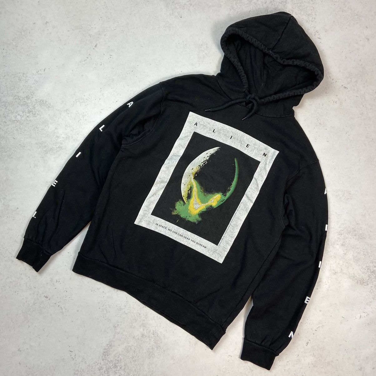 Rare Vintage Alien Movie Merch Horrors Hoodie 1979
