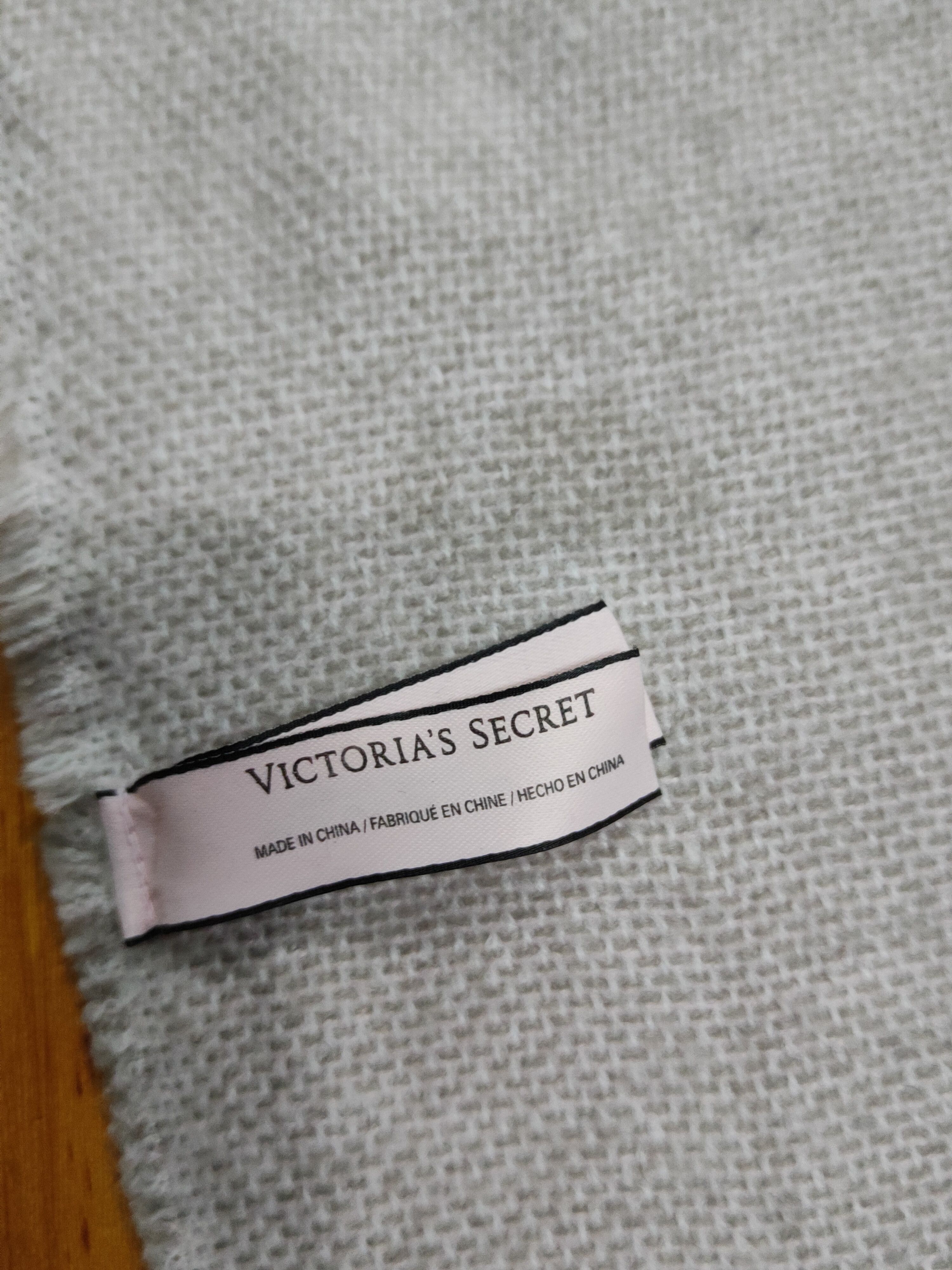 Aran Isles Knitwear × Victoria's Secret Victoria's Secret Ivory Pink big Muffler Scarves #S1047 Size ONE SIZE - 6 Thumbnail