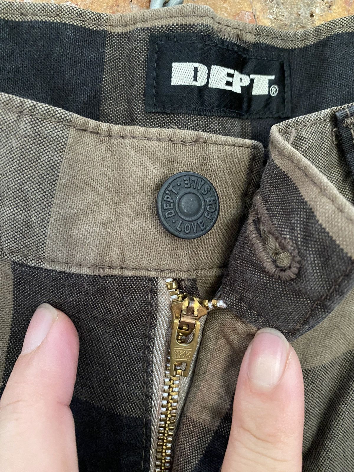 Tornado Mart Vtg DEPT JAPAN checked pants Size US 32 / EU 48 - 6 Thumbnail