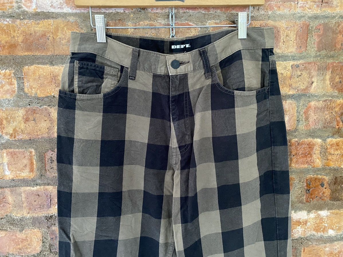 Tornado Mart Vtg DEPT JAPAN checked pants Size US 32 / EU 48 - 4 Thumbnail