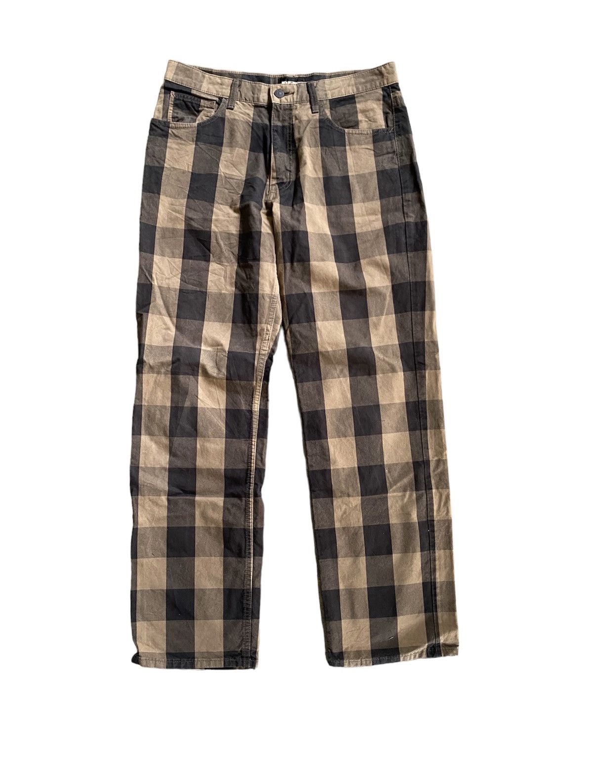 Tornado Mart Vtg DEPT JAPAN checked pants Size US 32 / EU 48 - 1 Thumbnail