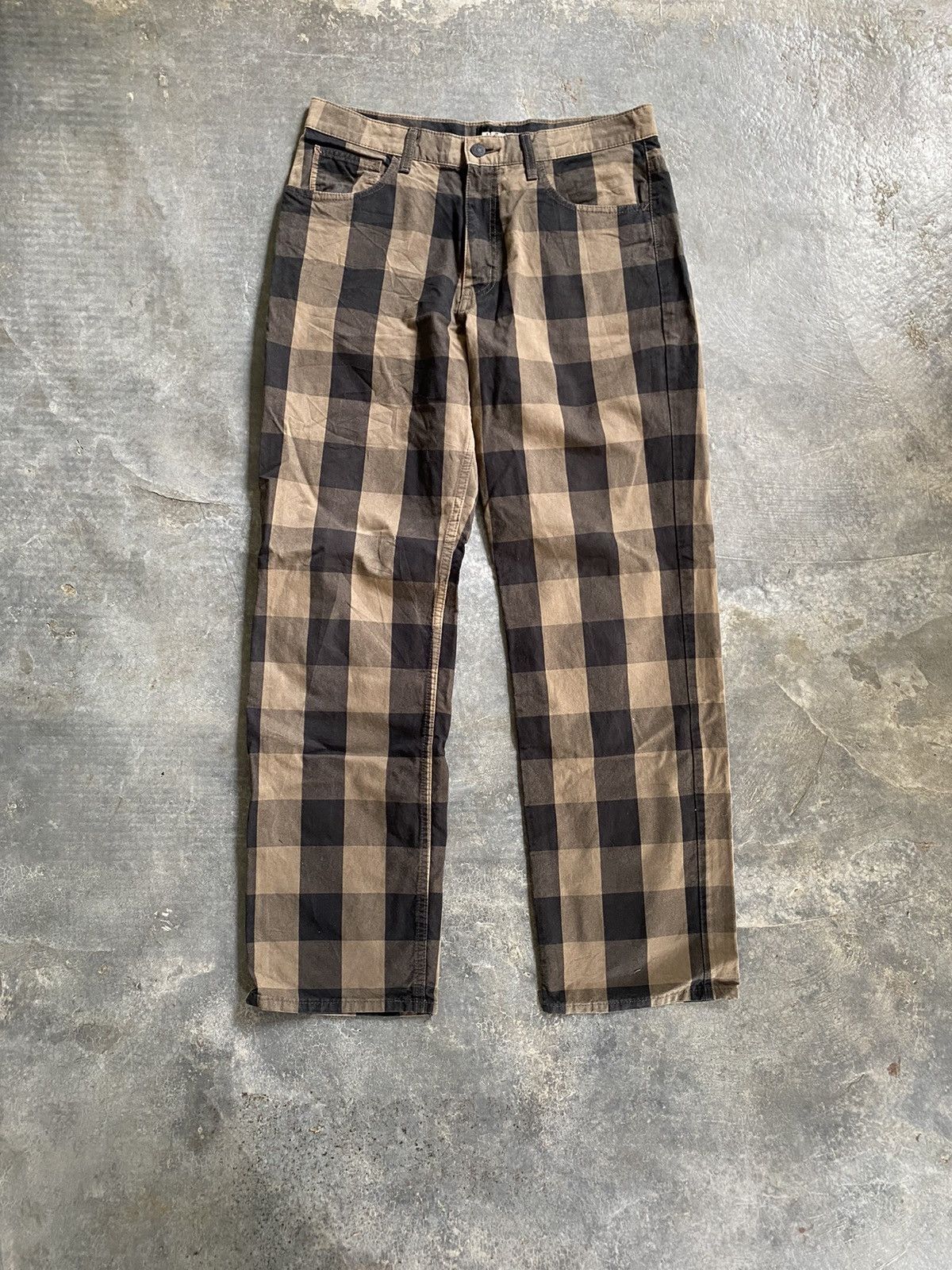 Tornado Mart Vtg DEPT JAPAN checked pants Size US 32 / EU 48 - 2 Thumbnail