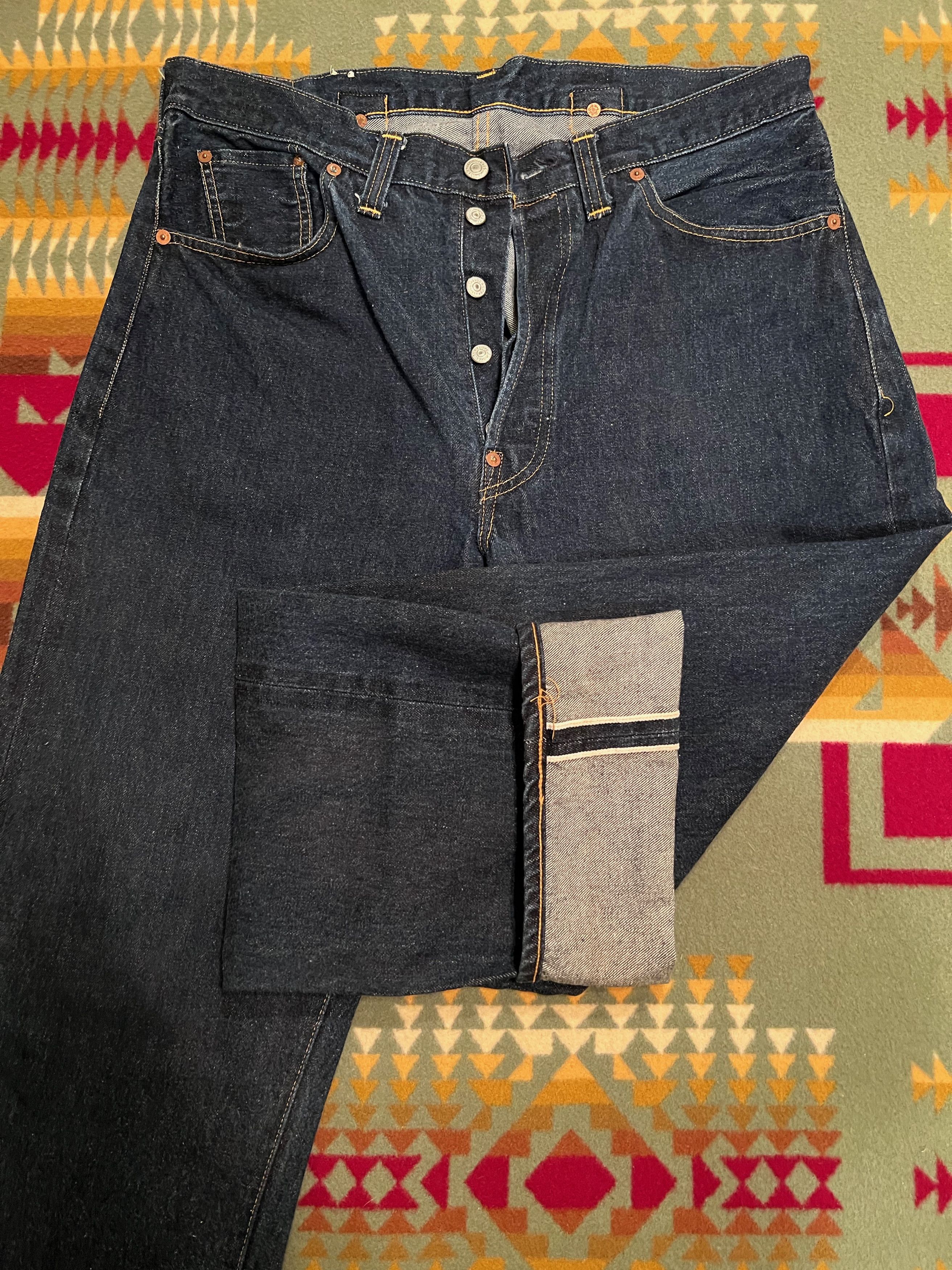 Levi 503 cinch back jeans sales