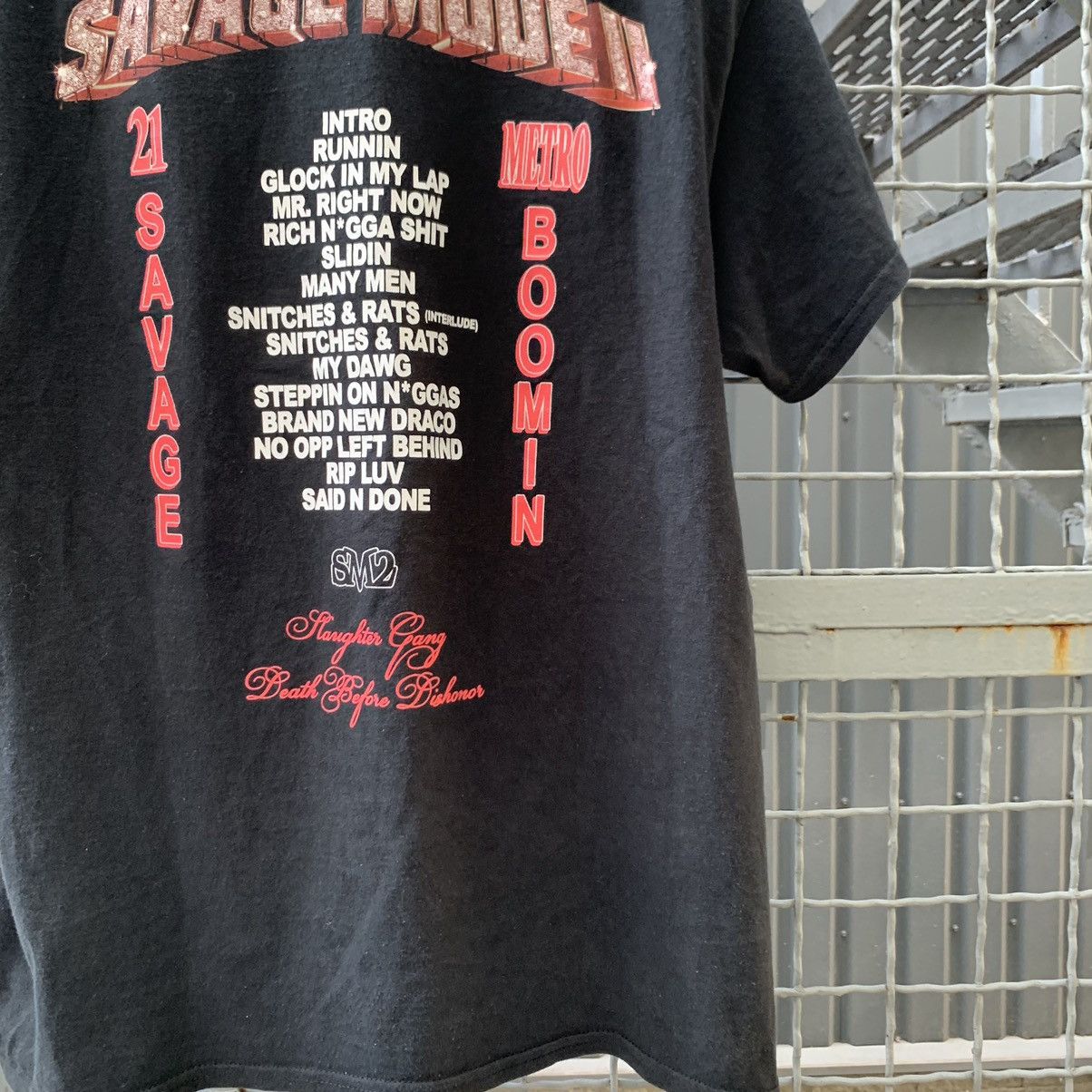 21 Savage SAVAGE MODE 2 t-shirt Size US L / EU 52-54 / 3 - 12 Thumbnail