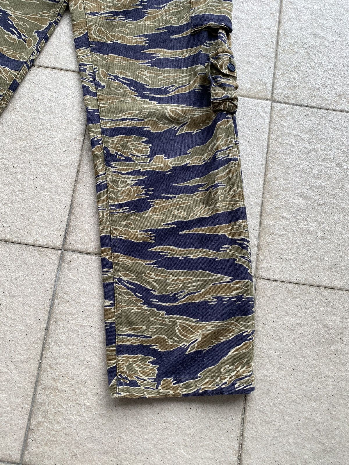 Vintage 💥80’s-90’s Repro Vietnam War Era Tiger Stripes Trousers Size US 33 - 8 Thumbnail