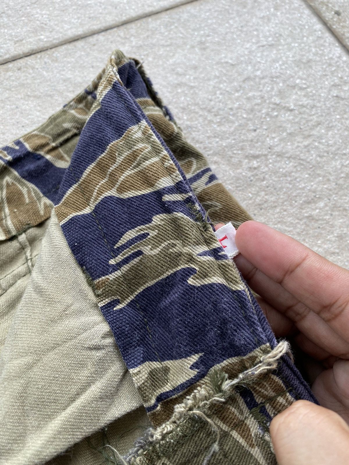Vintage 💥80’s-90’s Repro Vietnam War Era Tiger Stripes Trousers Size US 33 - 15 Thumbnail